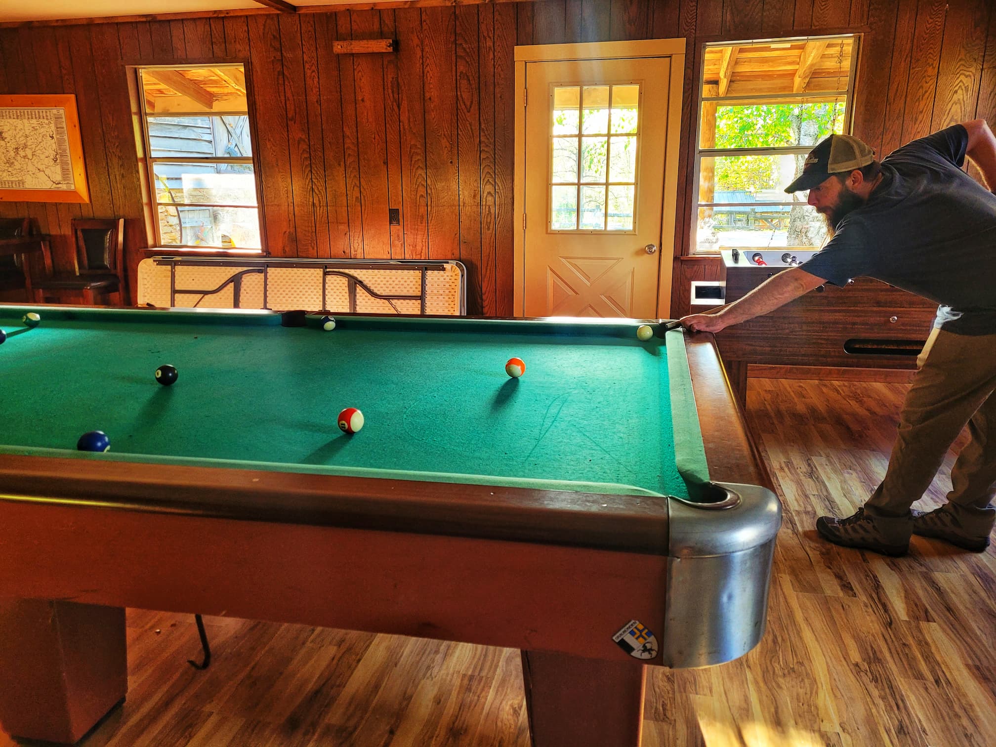 photo of josh playing pool