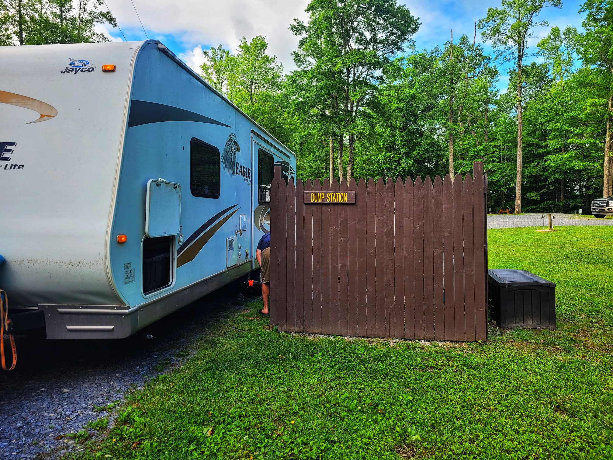photo of bear mountain campground dump station