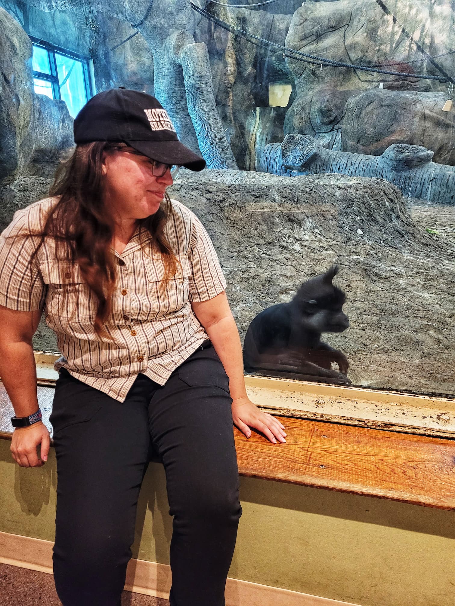 photo of jen at chattanooga zoo