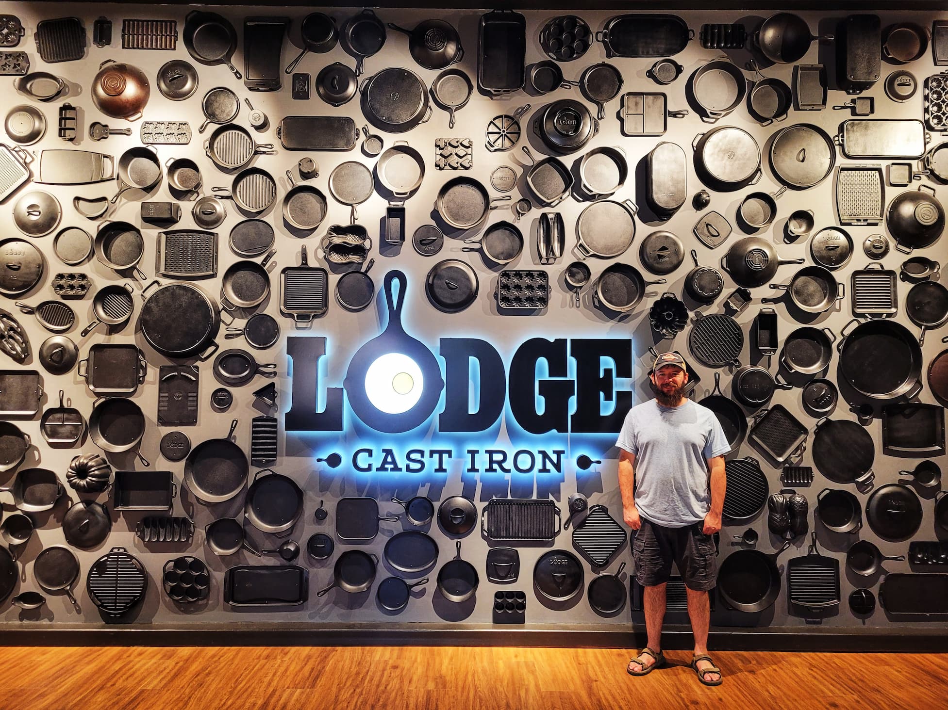photo of josh at lodge cast iron museum