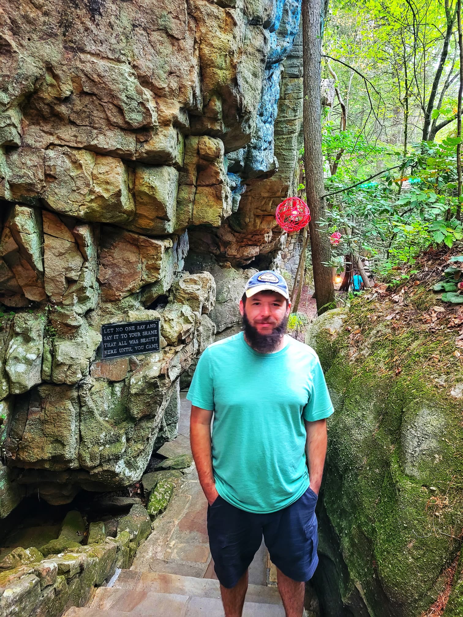 photo of josh at rock city