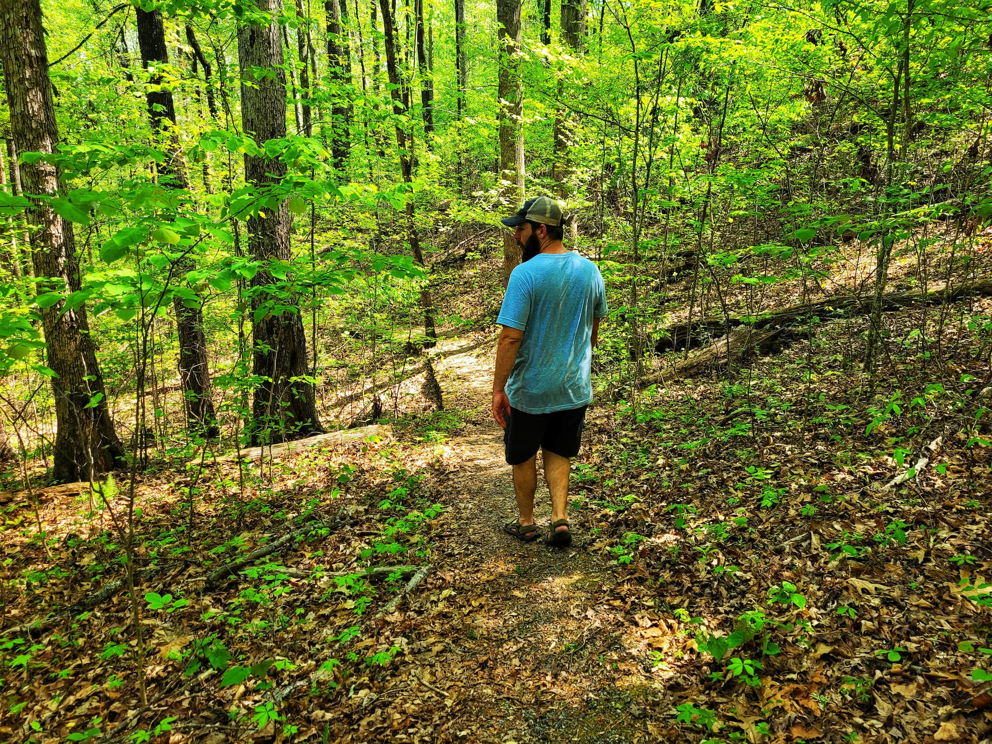 photo of josh hiking