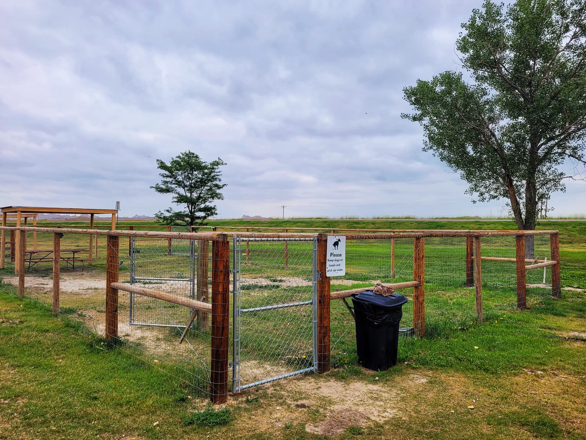 photo of badlands hotel and campground dog park