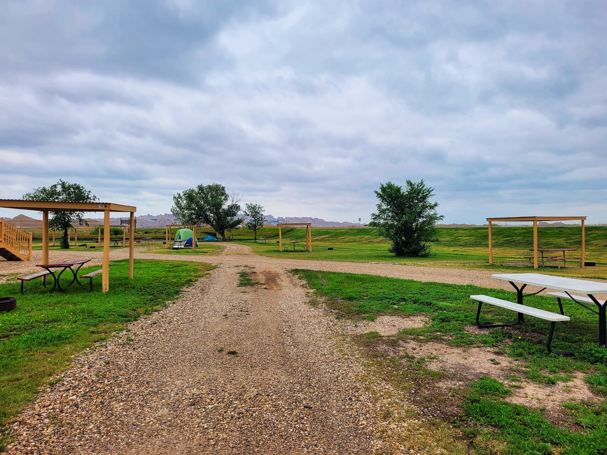 photo of badlands hotel and campground empty campsite