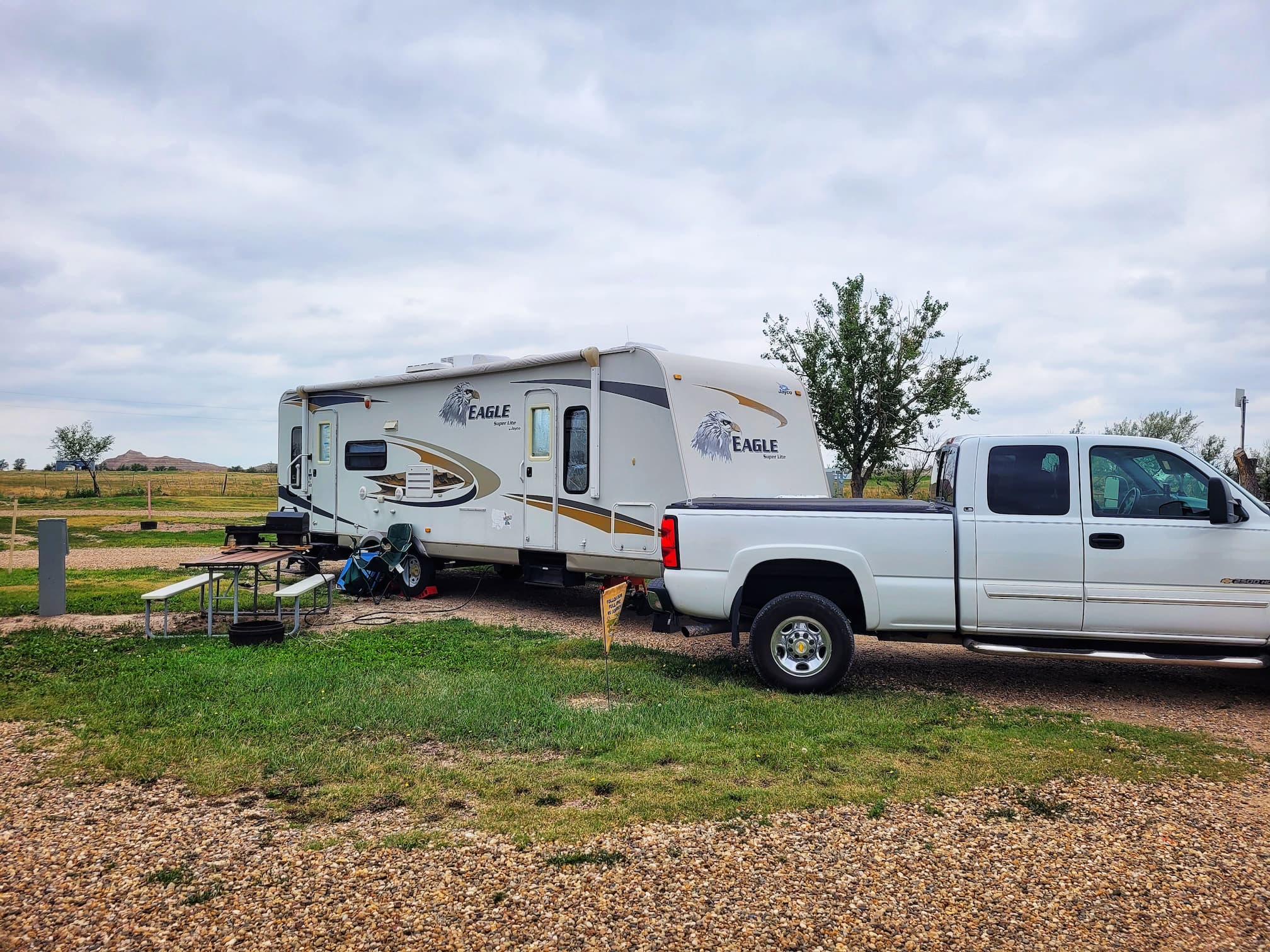 photo of badlands hotel and campground campsite