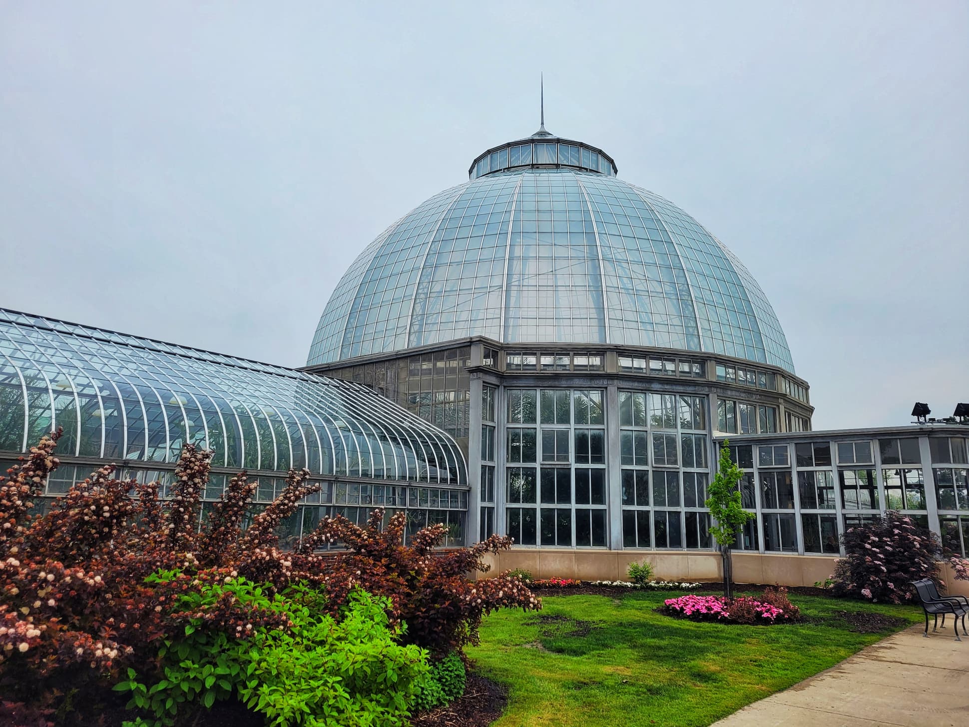 photo of belle isle conservatory outside