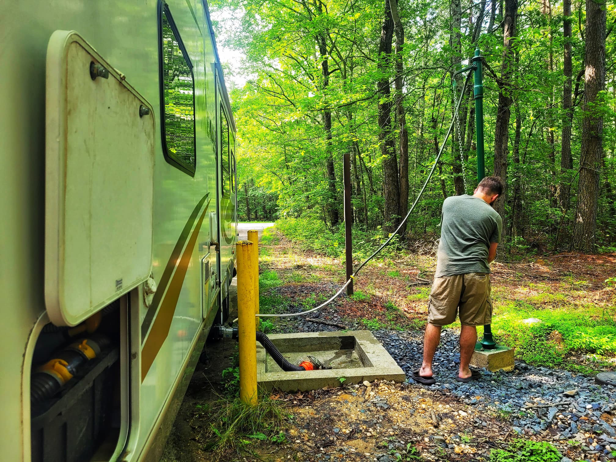 photo of cedarville state forest dump station