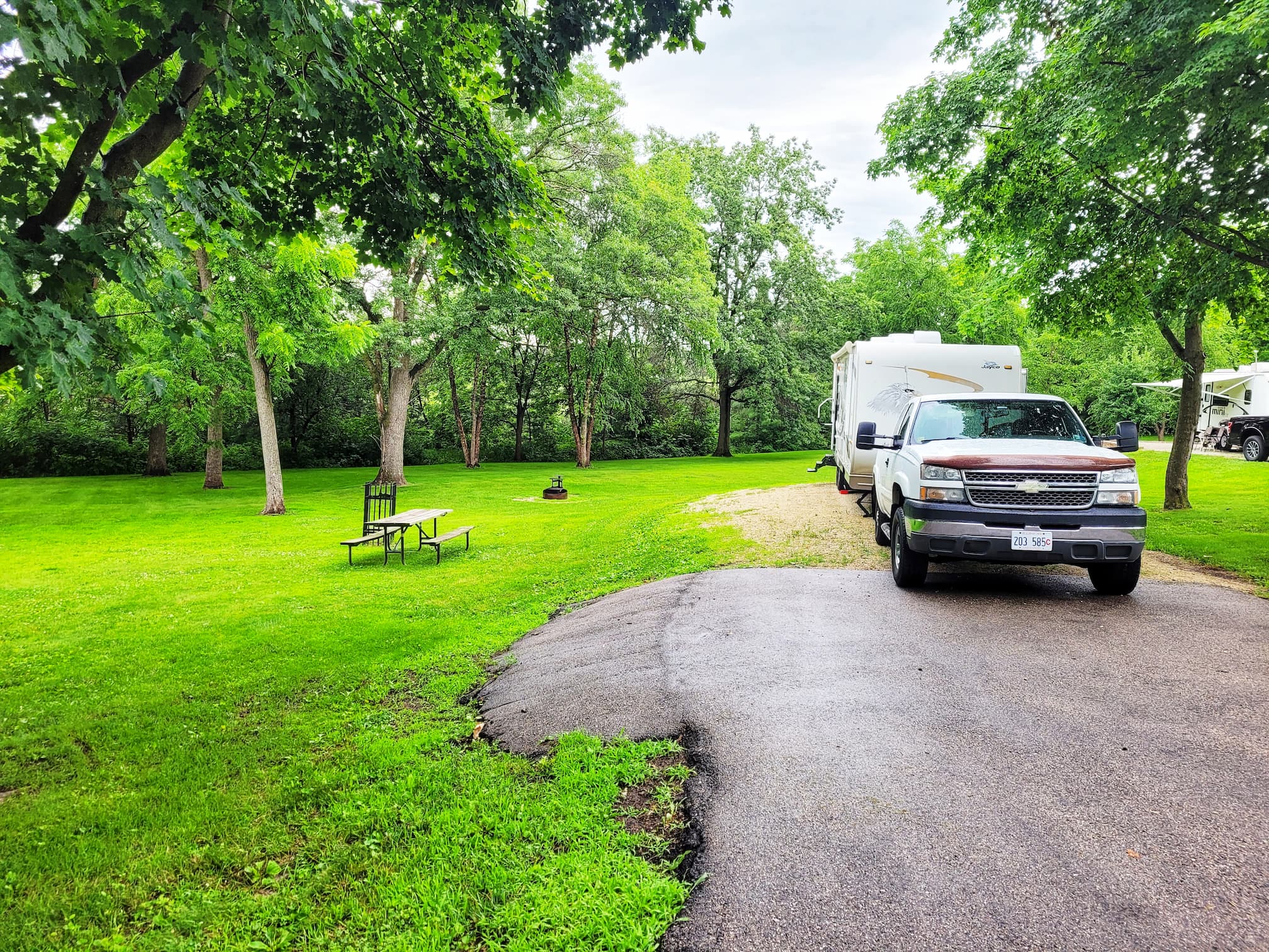 photo of chester woods campsite