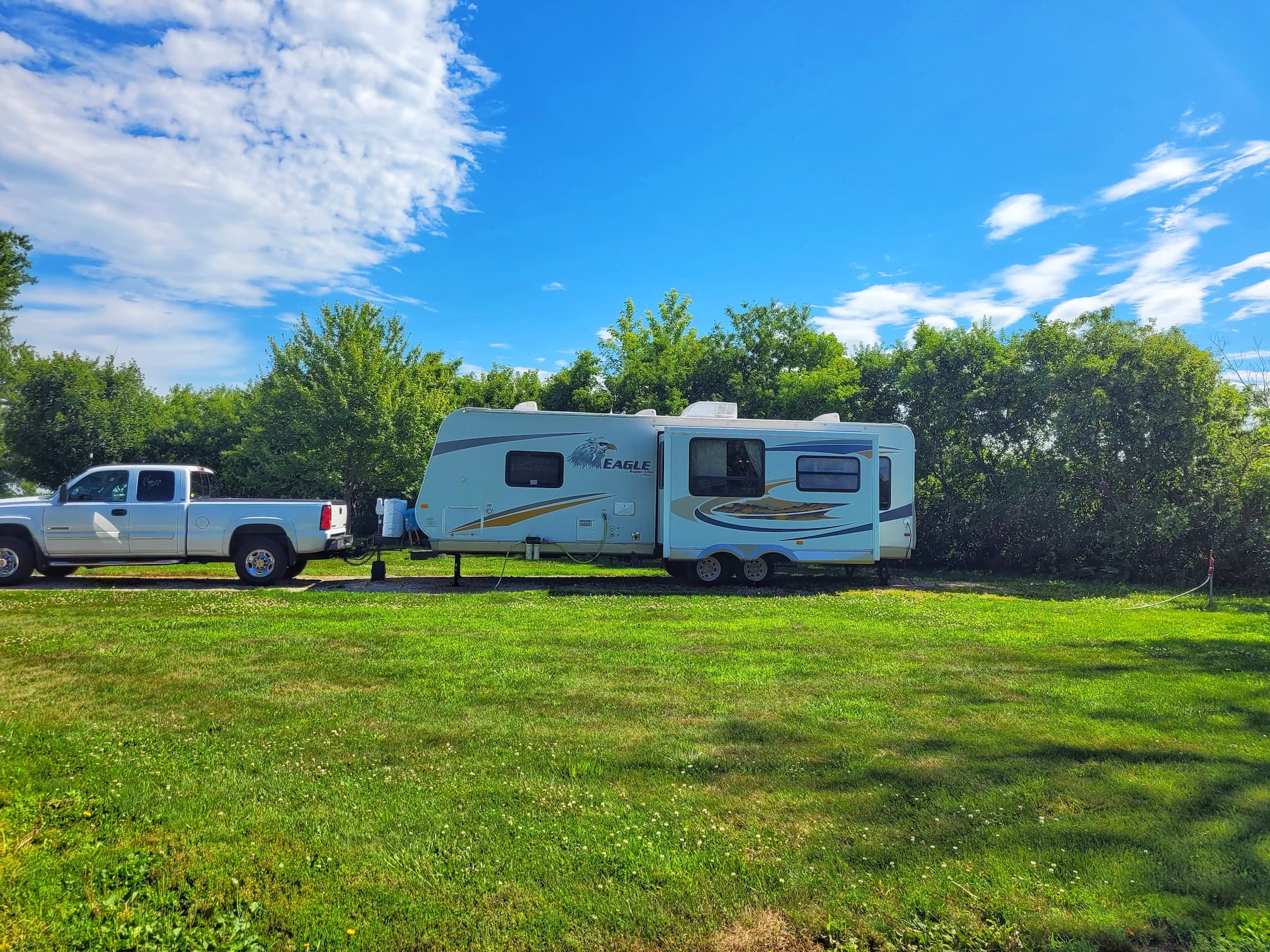 photo of us camping at hawkeye point campground