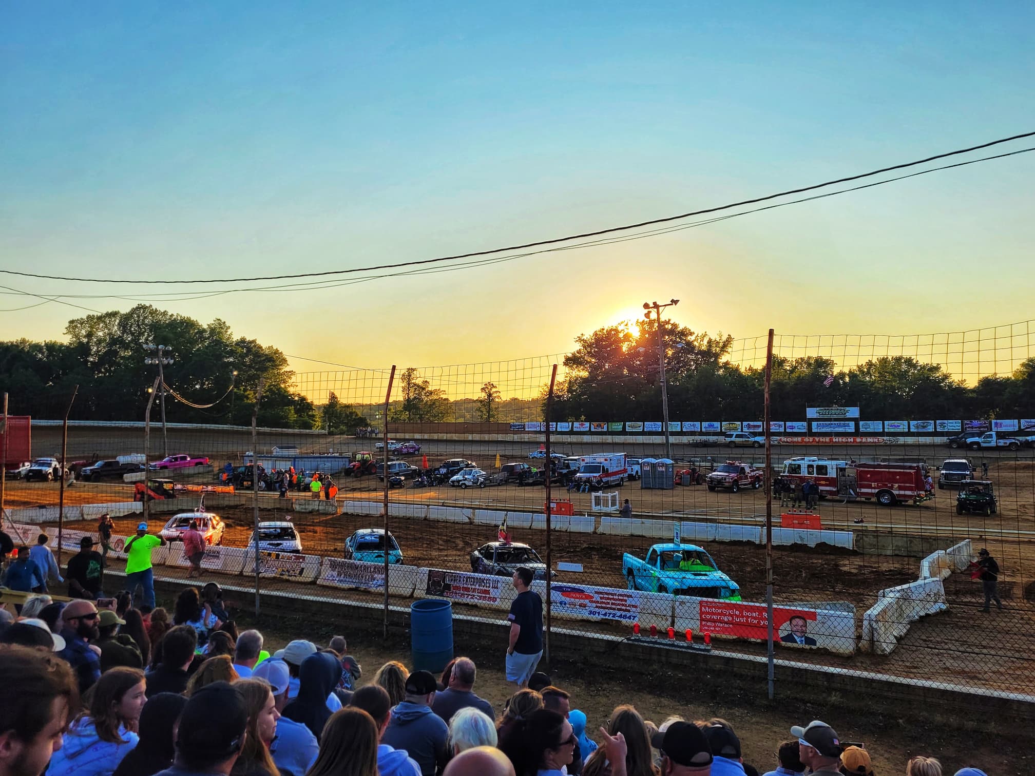photo of maryland demolition derby