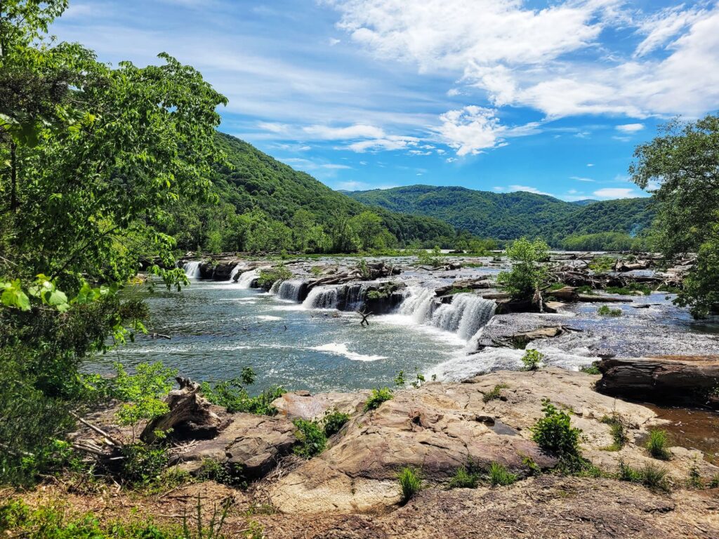 photo of sandstone falls