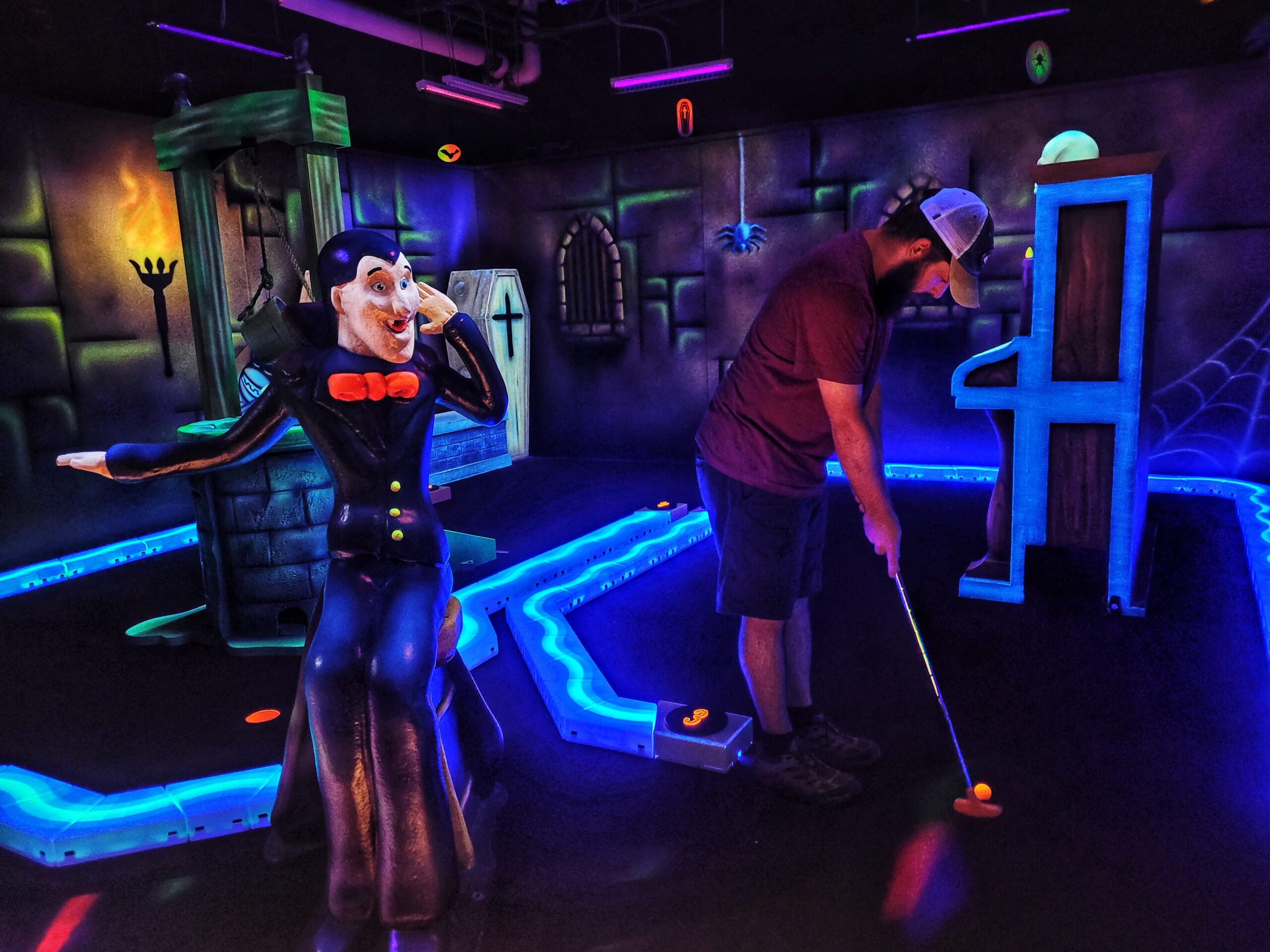 photo of scary strokes mini golf