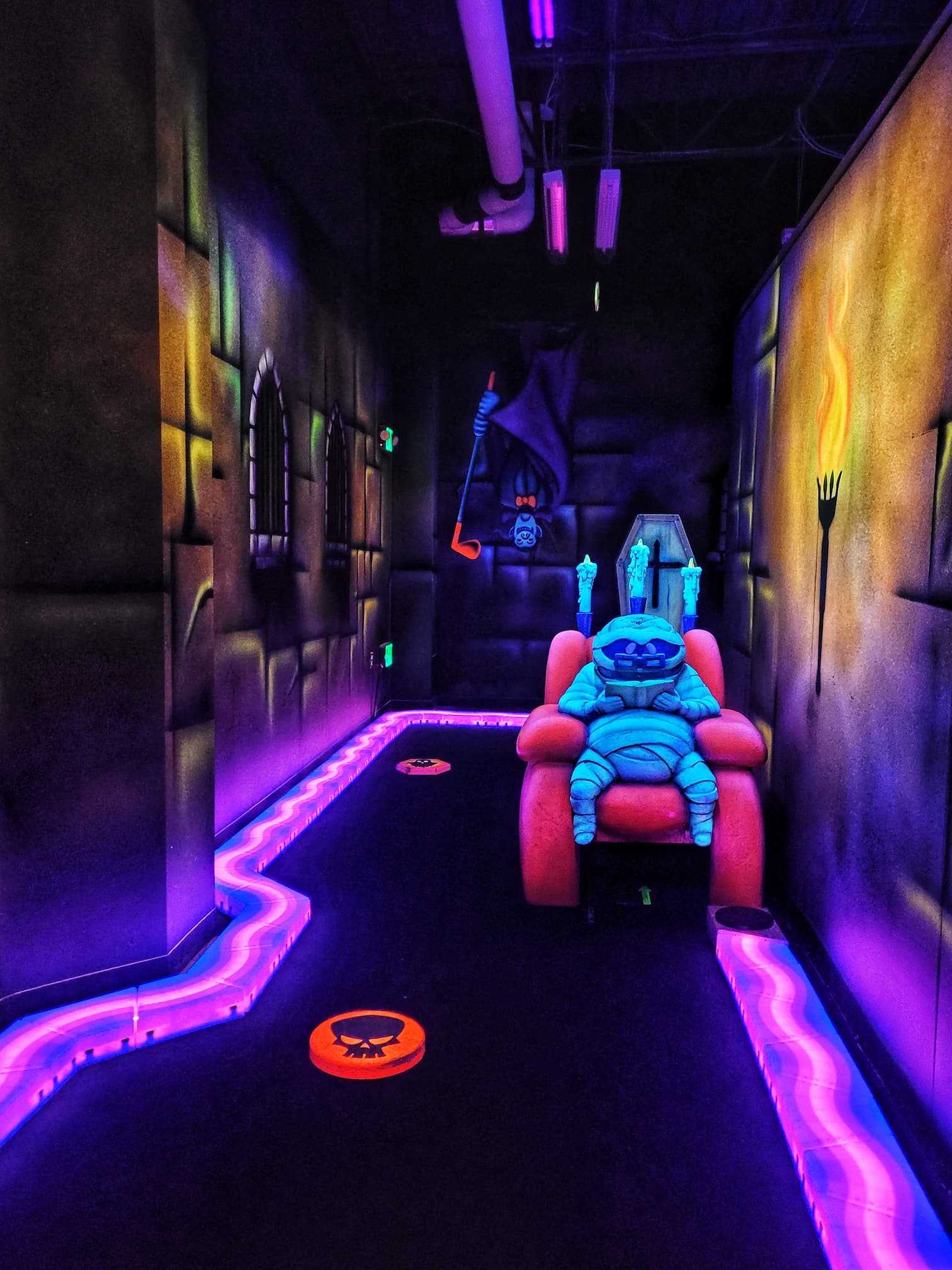 photo of scary strokes mini golf