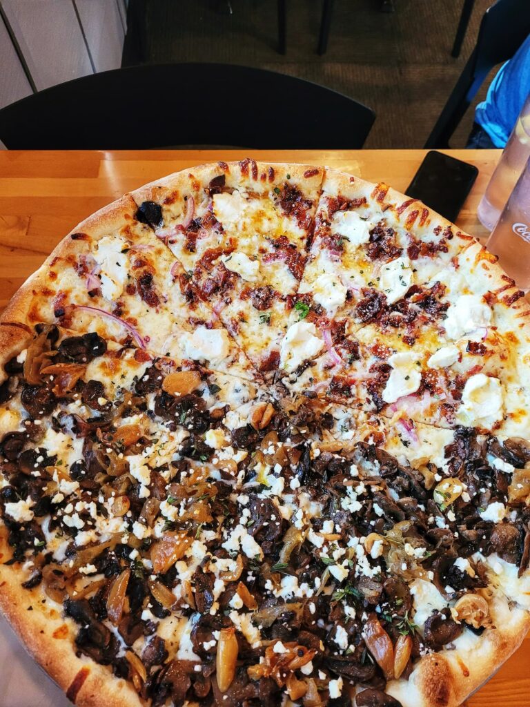 photo of pizza from pies and pints