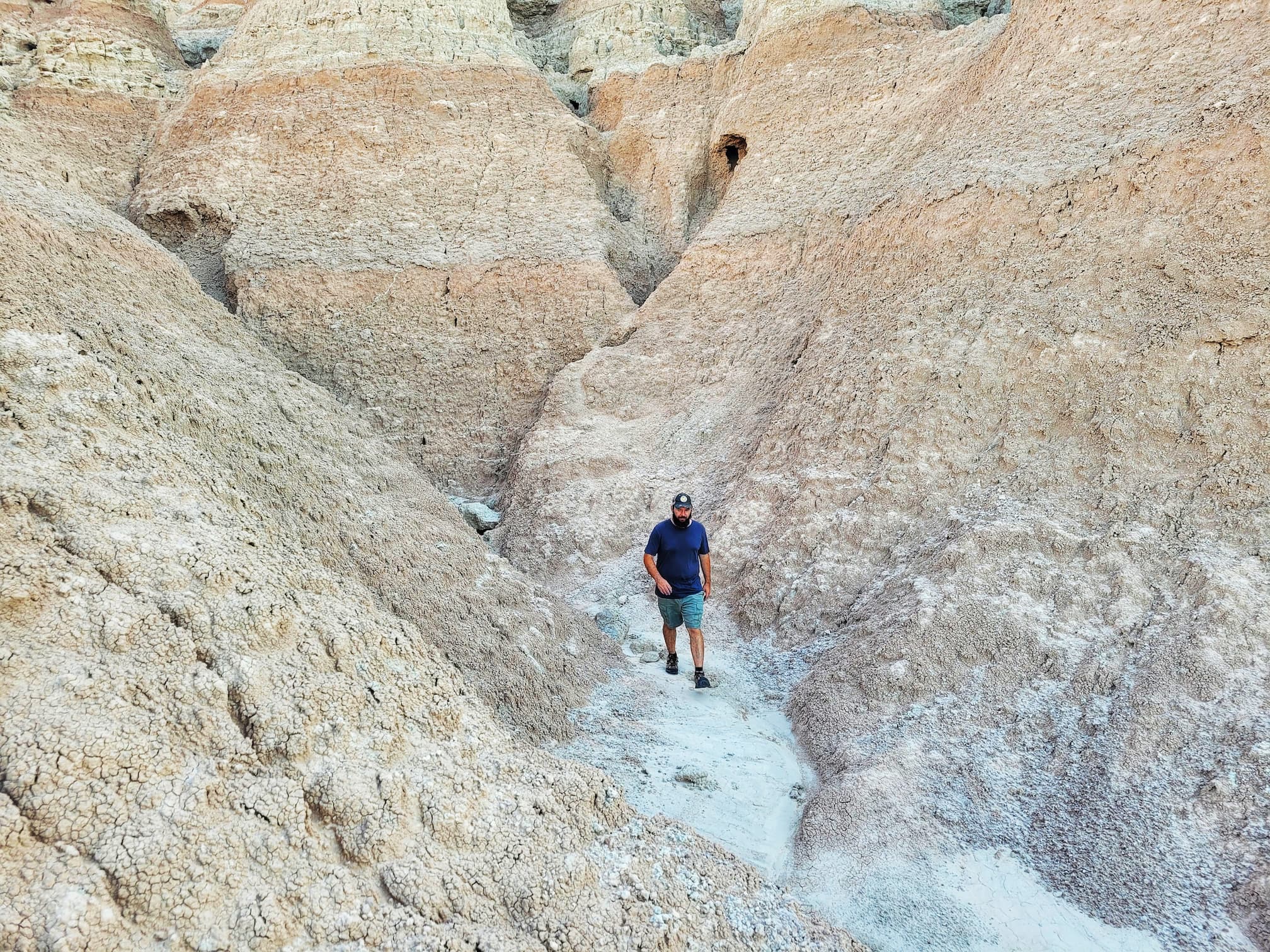 photo of josh in badlands