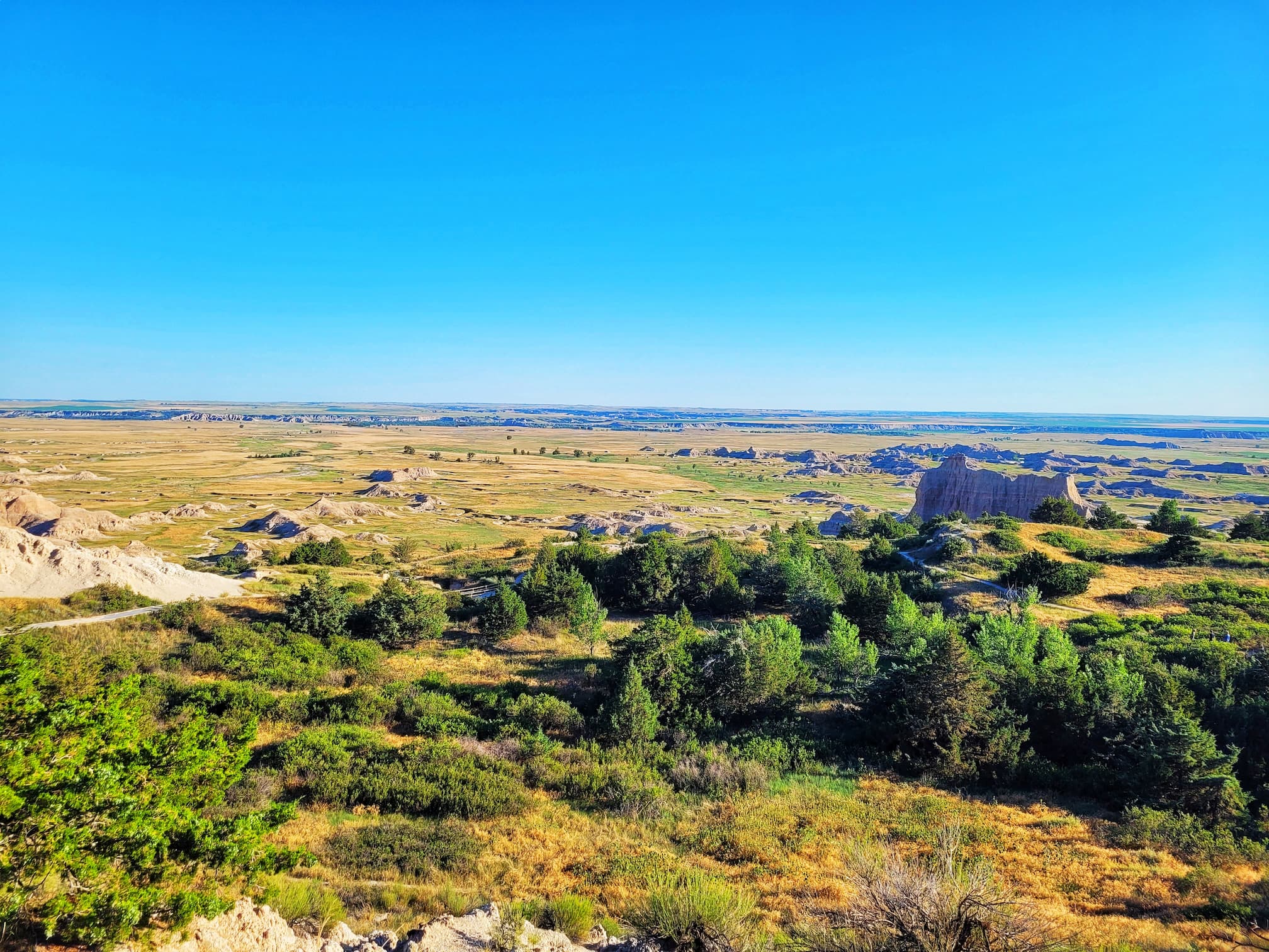 photo of badlands national park view