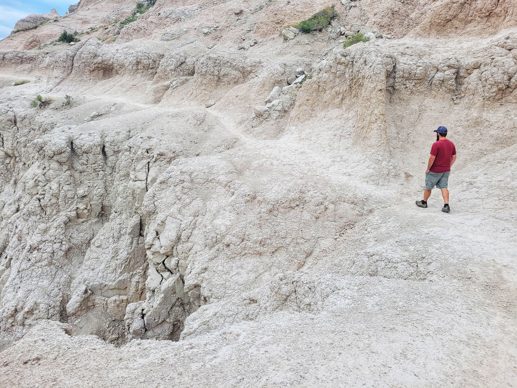 photo of badlands notch trail