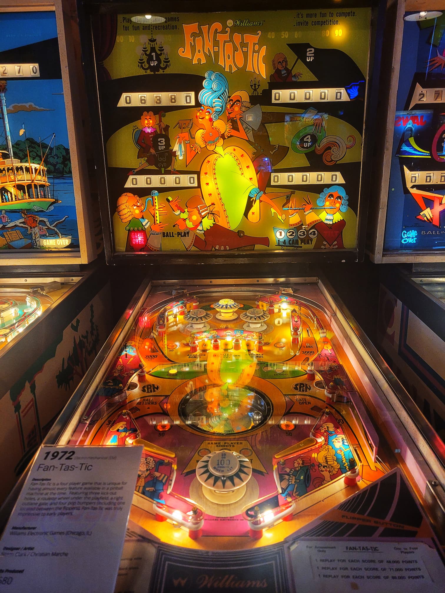photo of classic arcade pinball museum