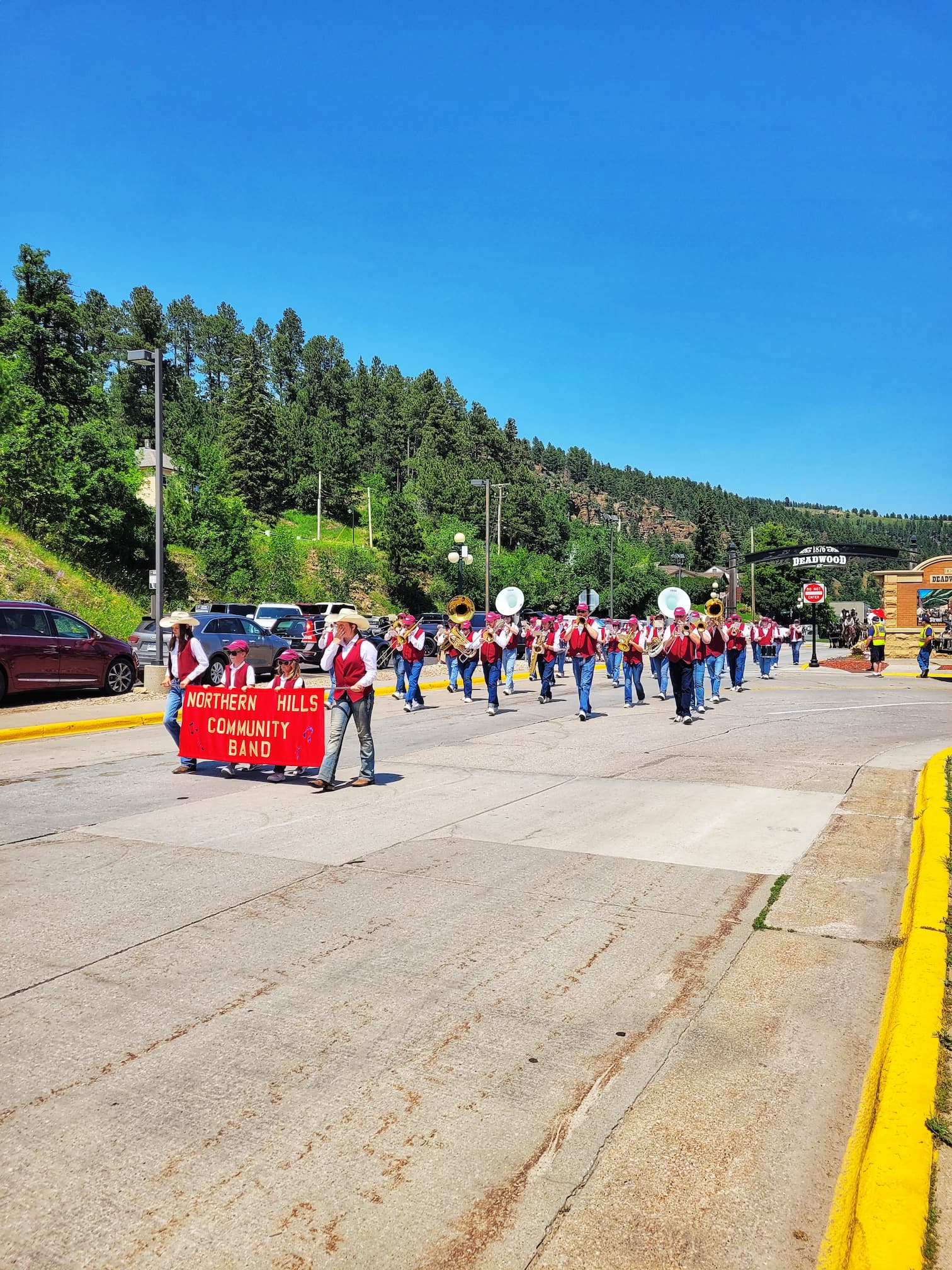 photo of deadwood days of 76 parade