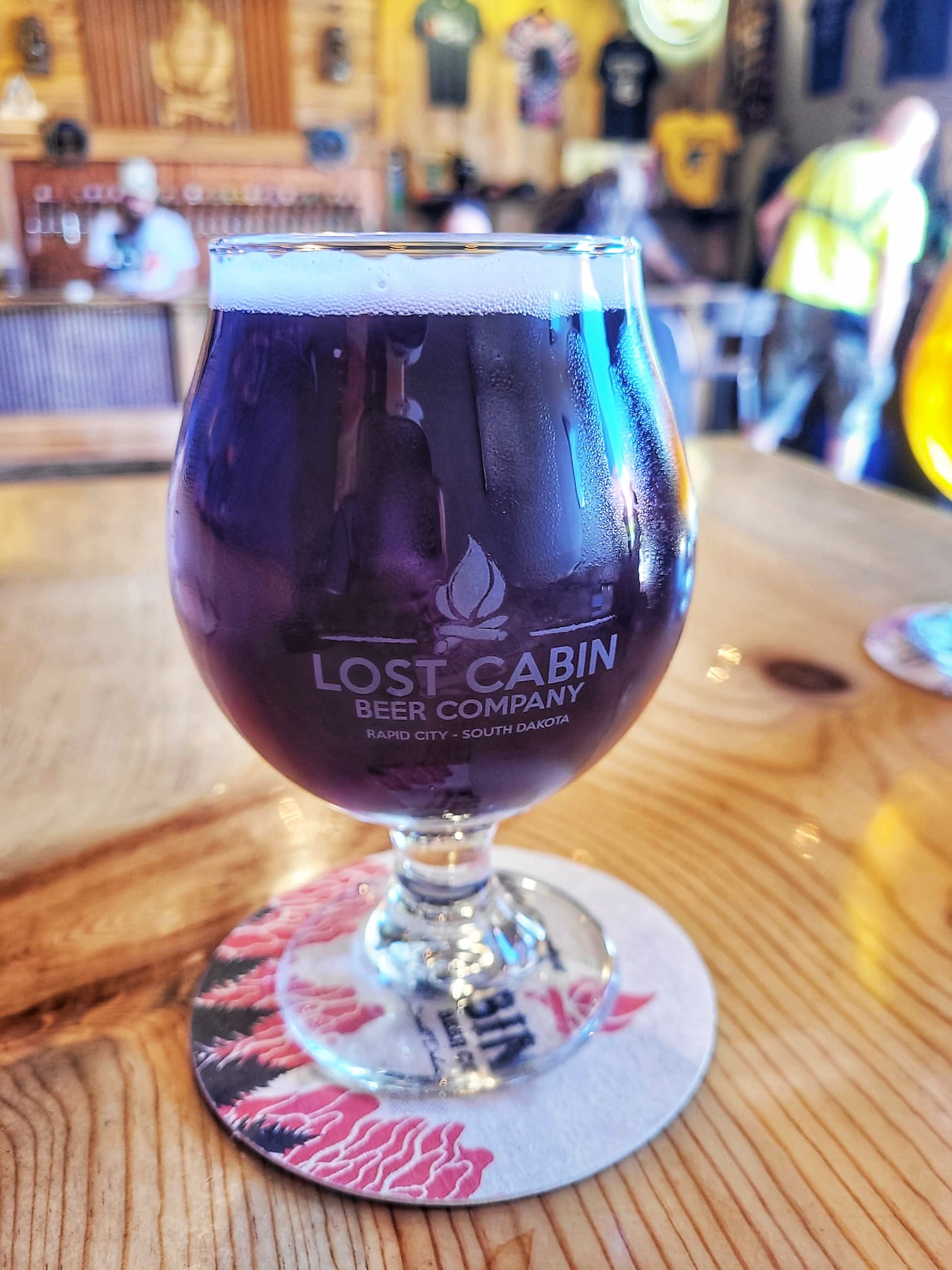 photo of ube cake beer from lost cabin beer co