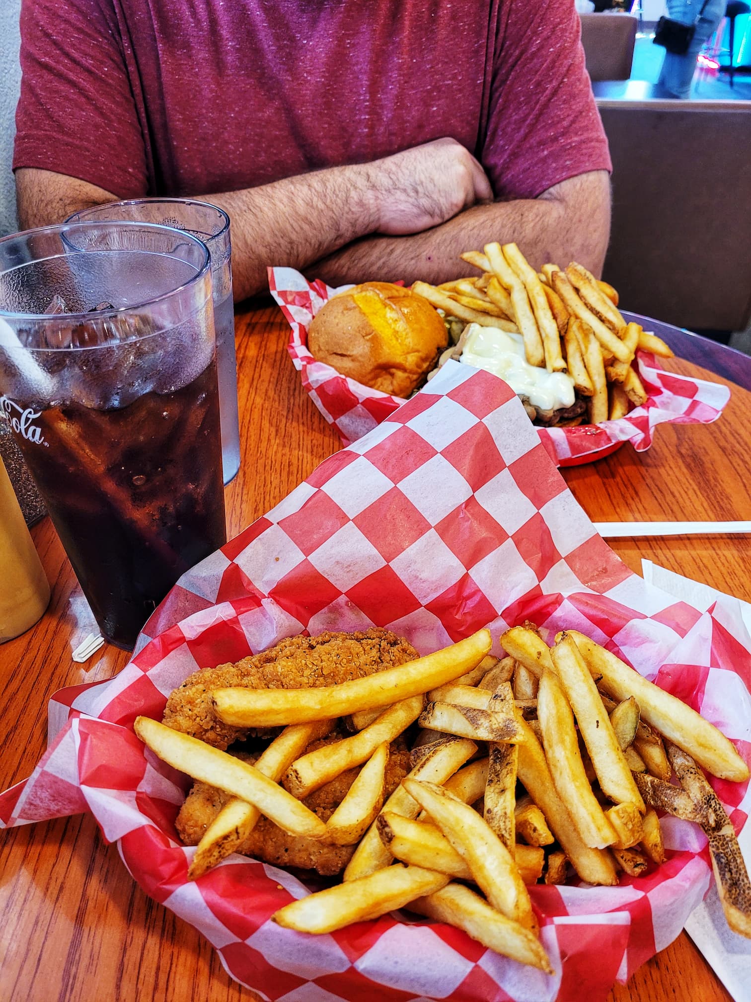 photo of lunch at mustang sally's