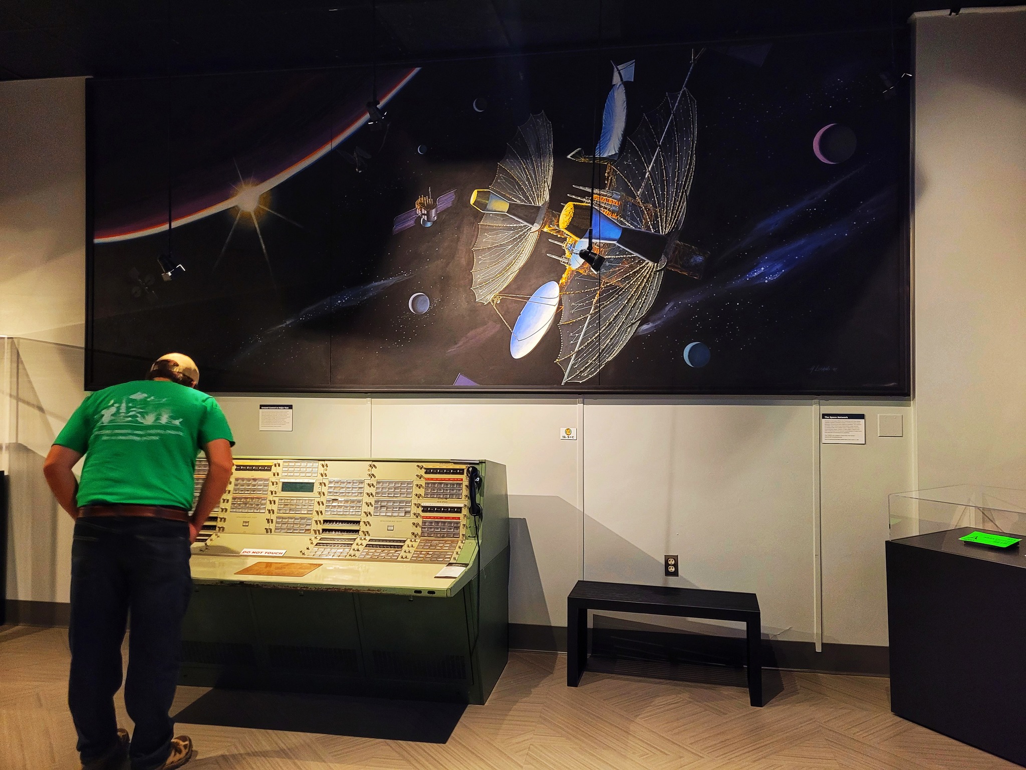 photo of josh at national cryptologic museum