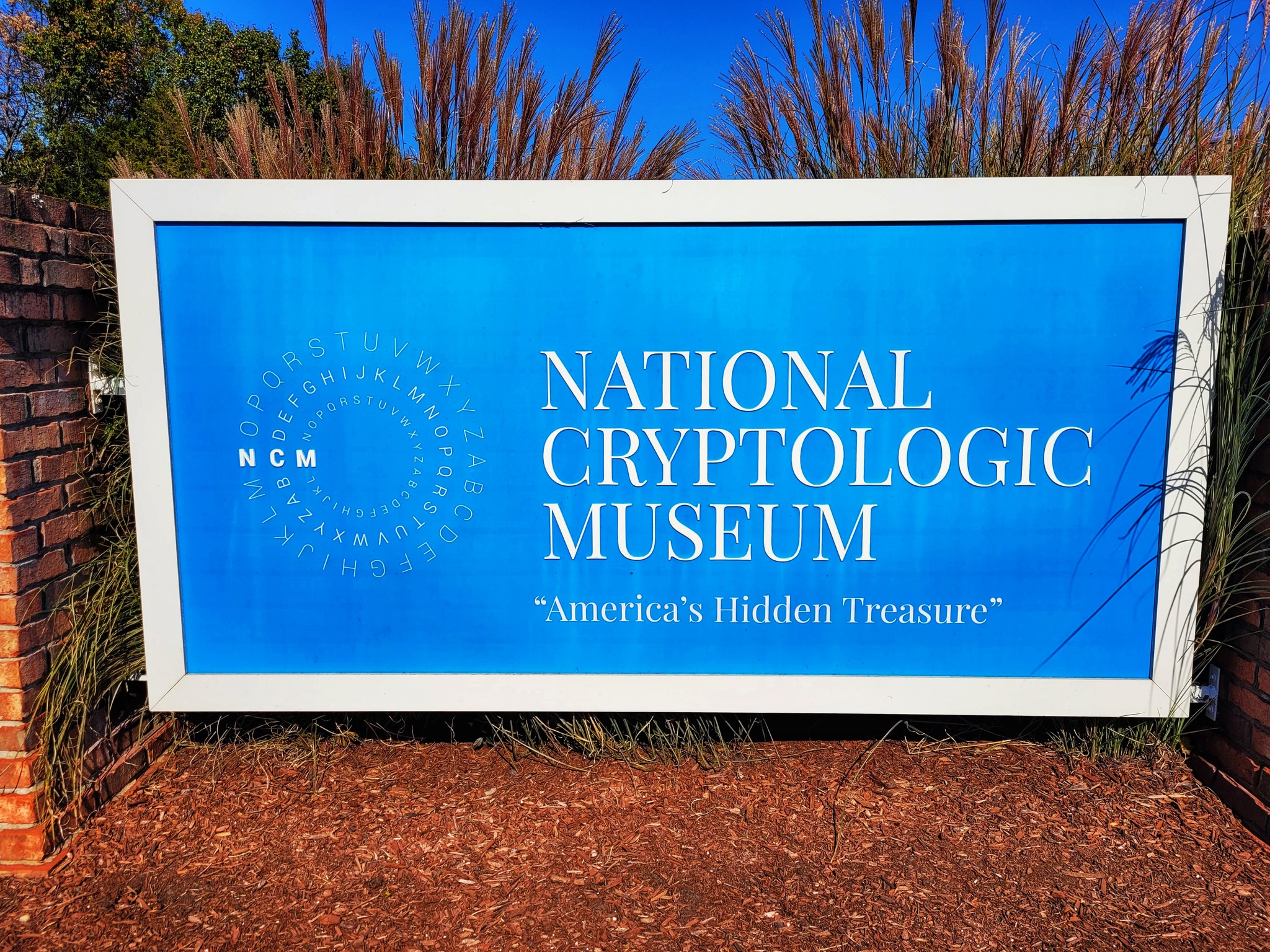 photo of national cryptologic museum sign