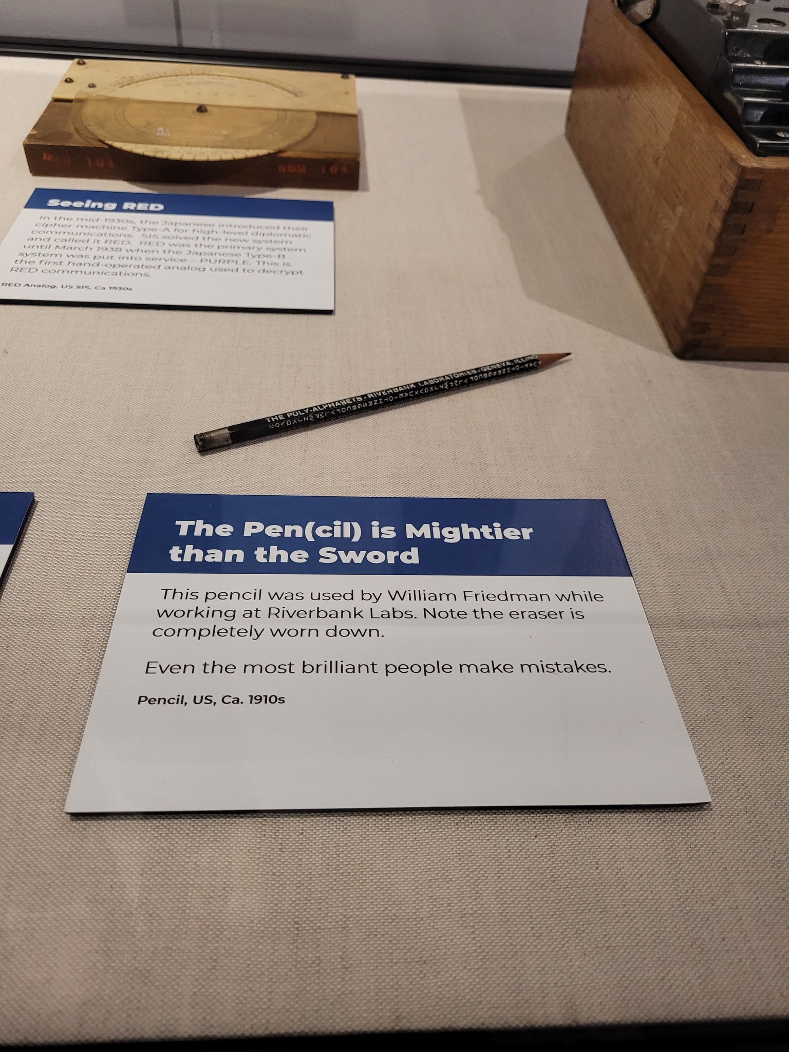 photo of riverbank laboratory pencil