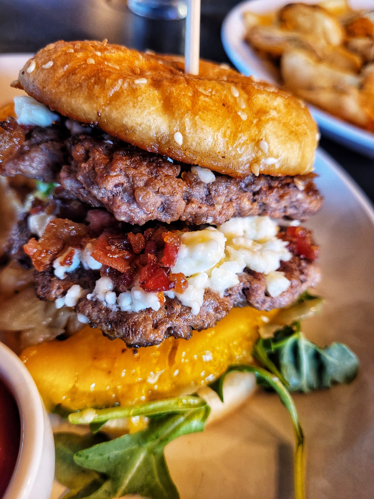 photo of burger from salty steer