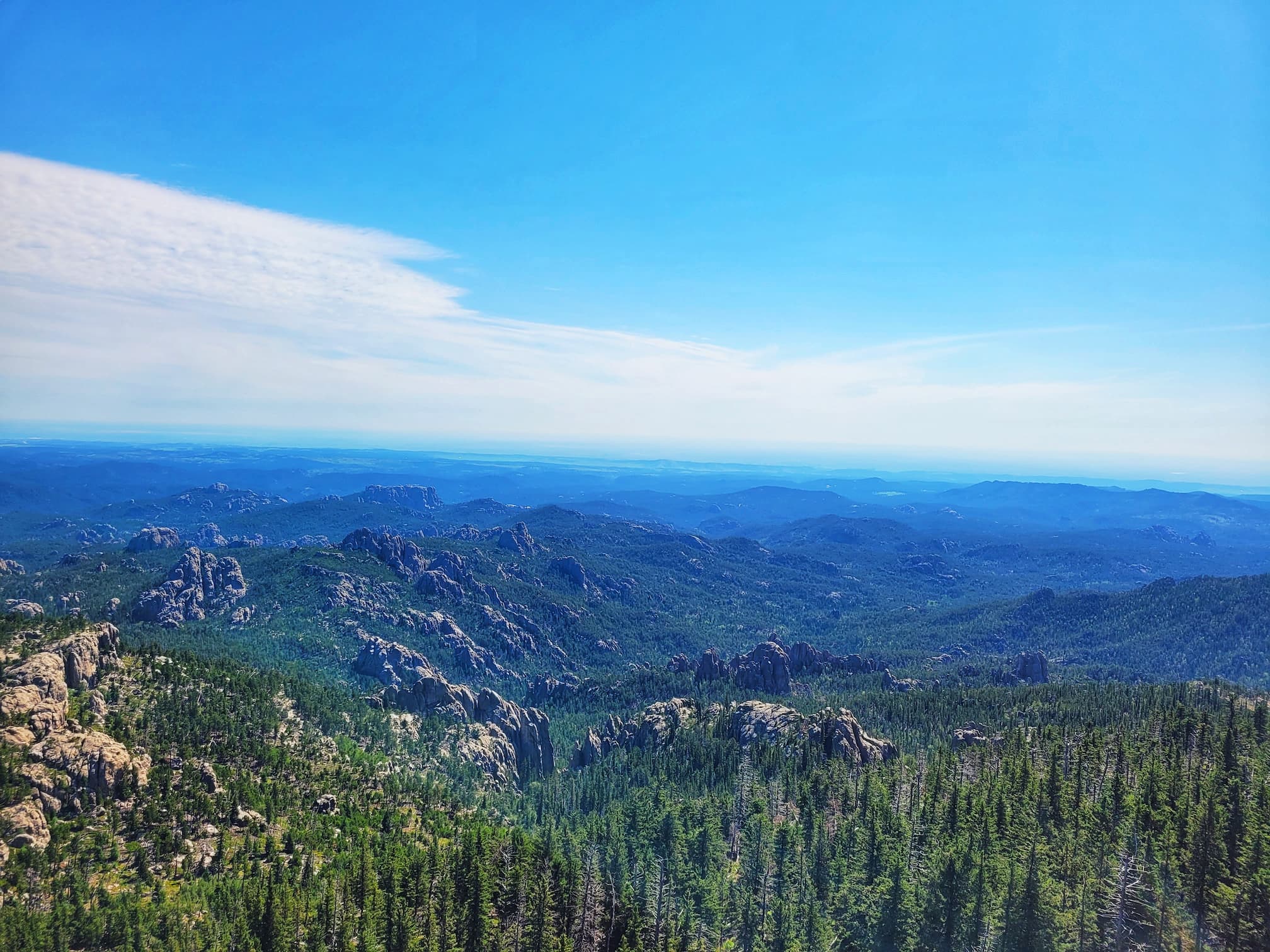photo of view from black elk peak
