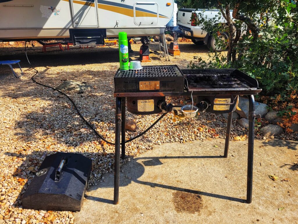 photo of camp chef explorer stove