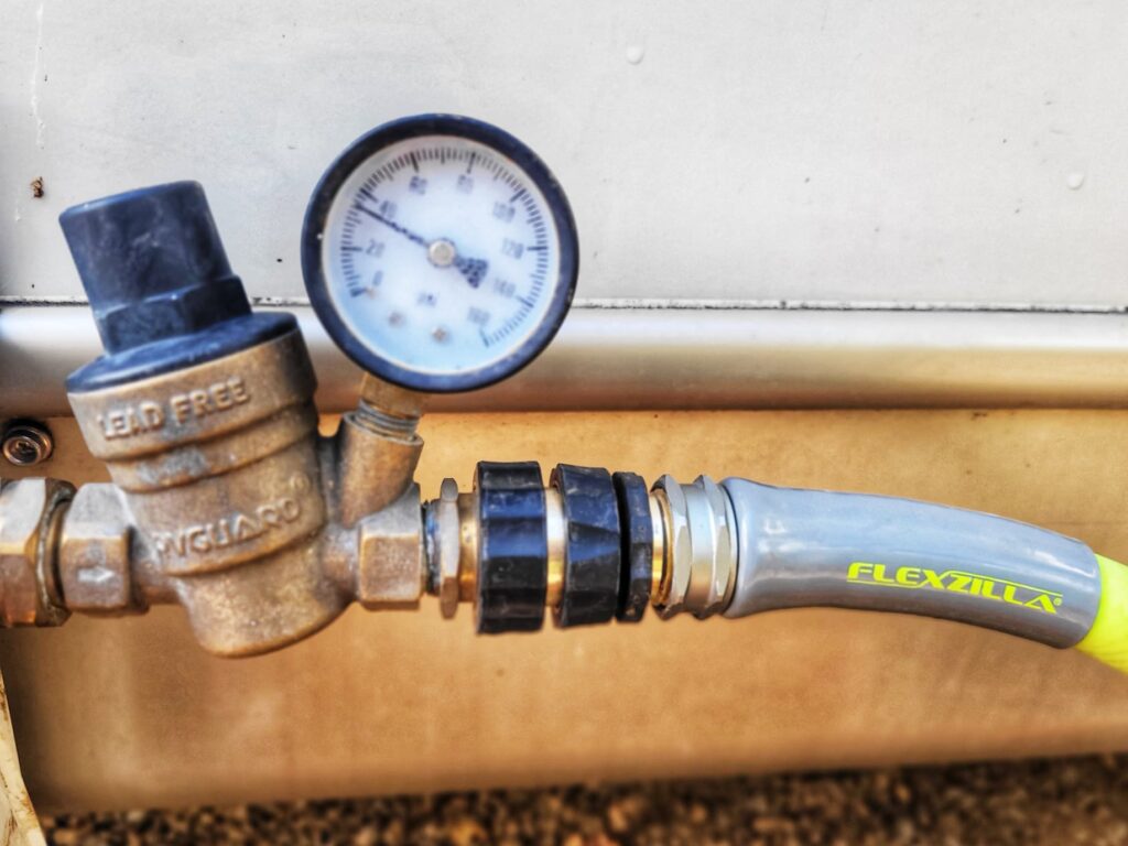 photo of water pressure gauge