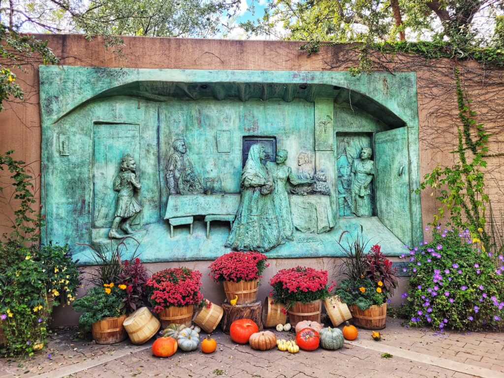 photo of abq botanic garden fall display