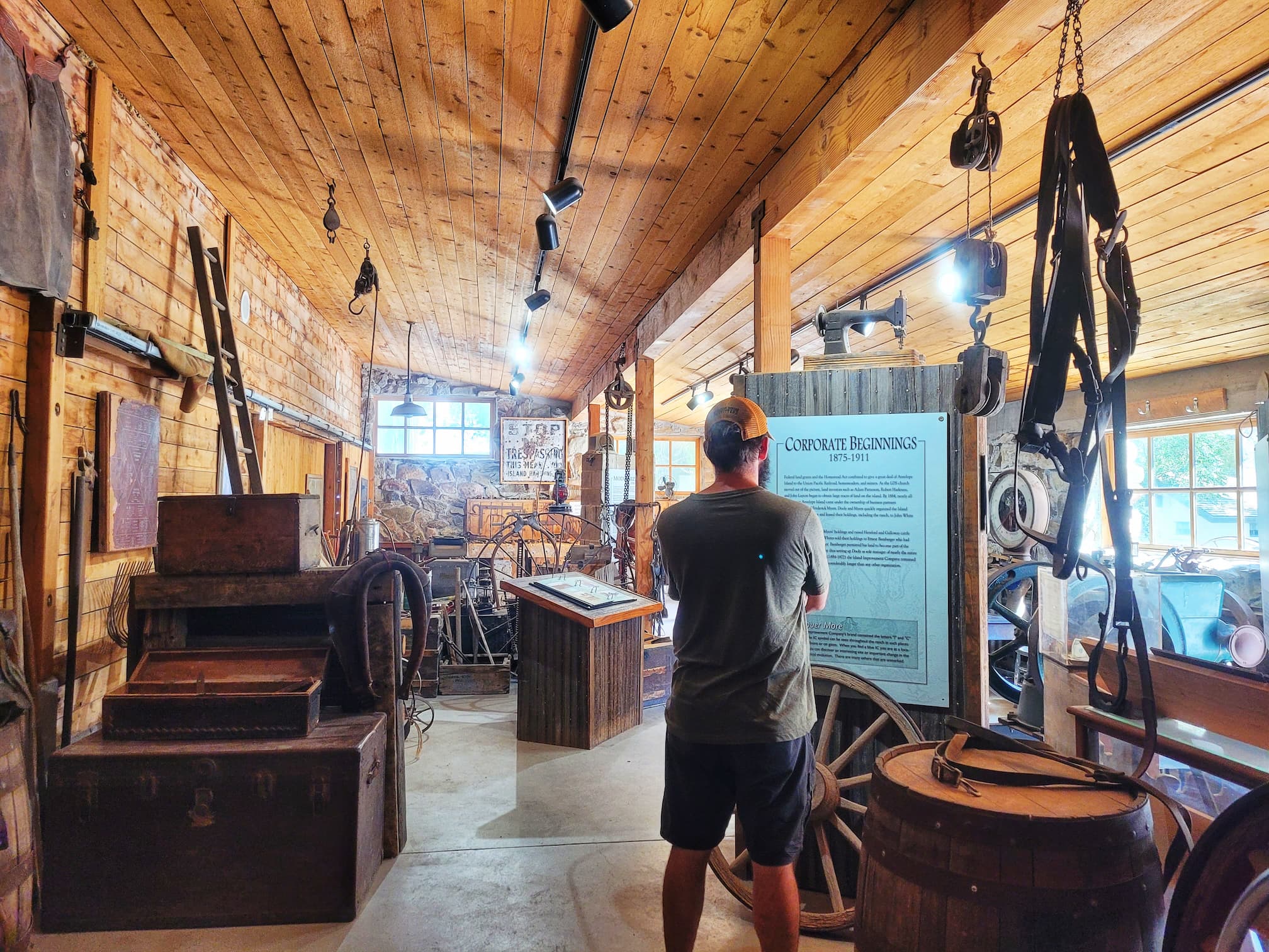 photo of historic ranch on antelope island