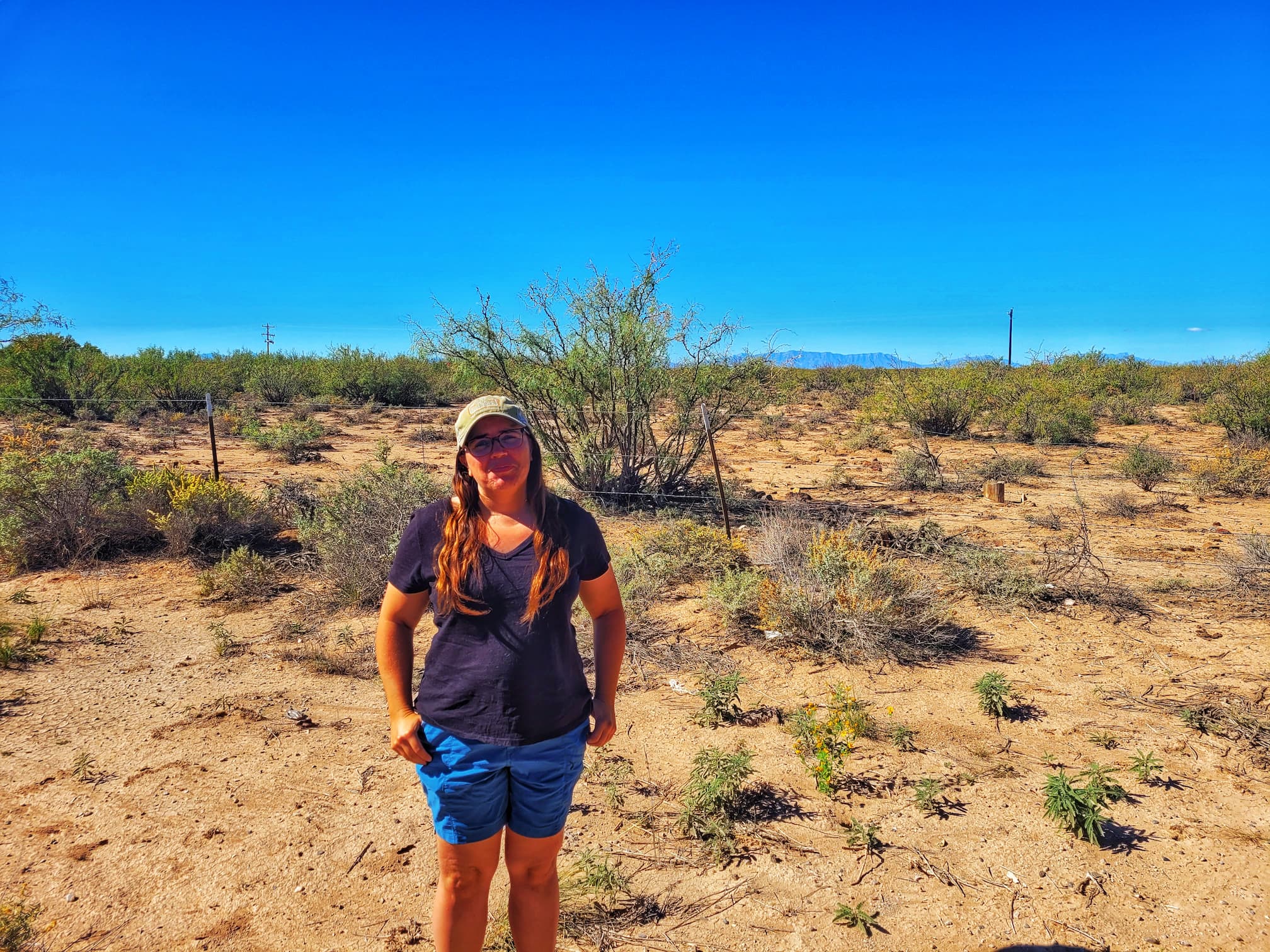 photo of jen at atari landfill