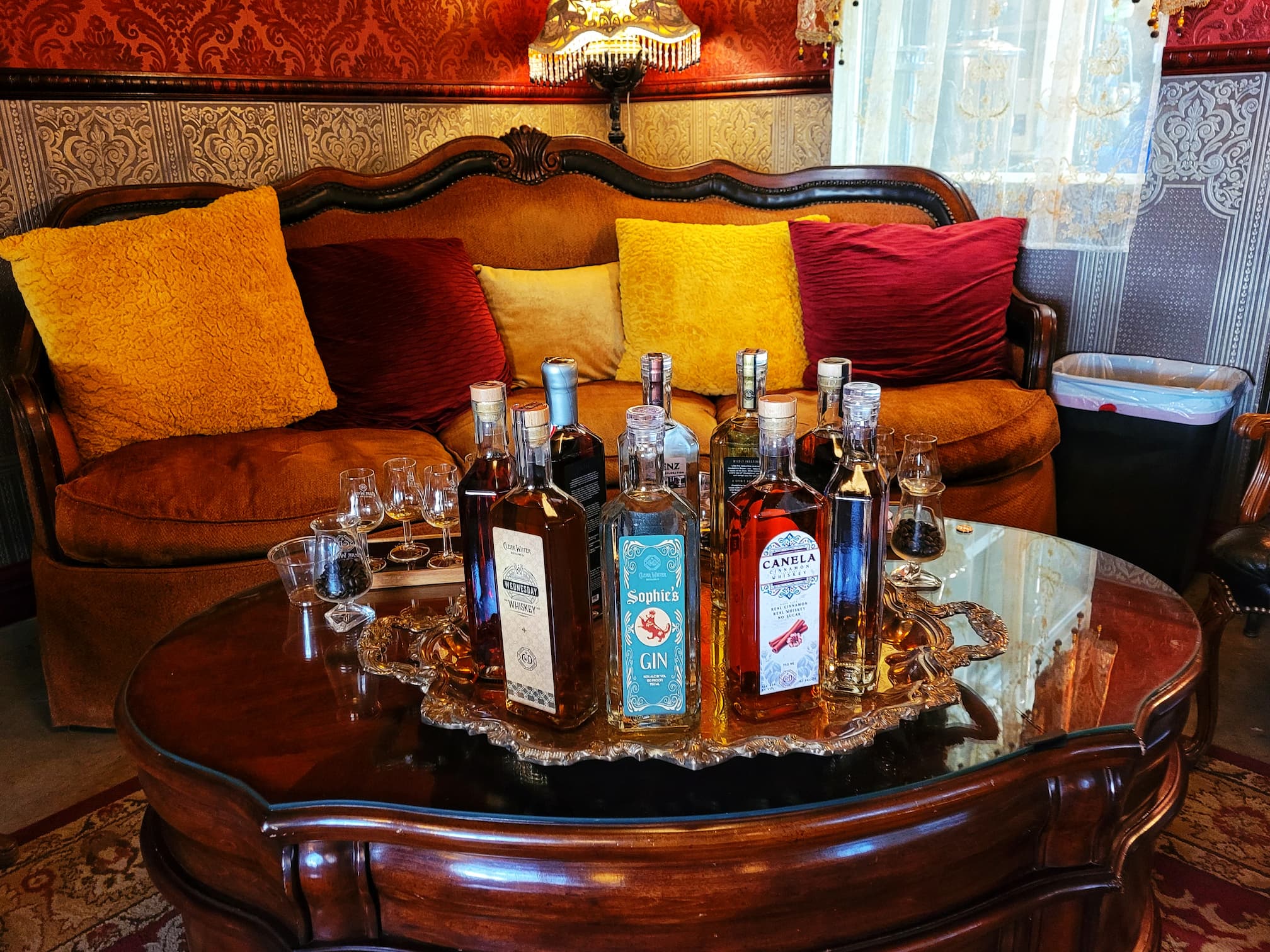 photo of clear water distilling