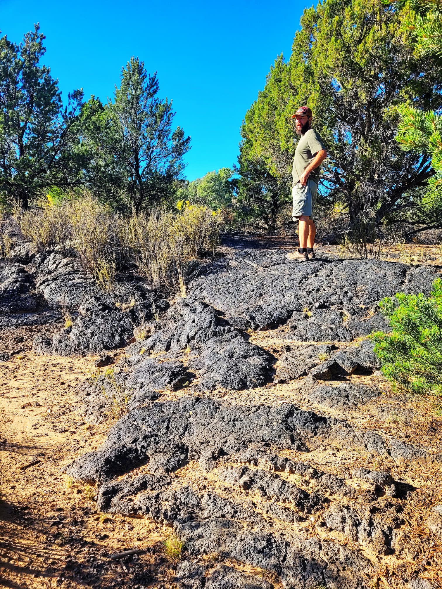 photo of el malpais national monument lava falls trail