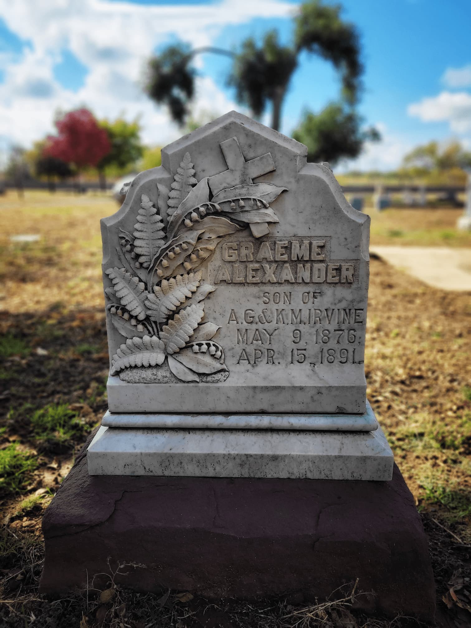 photo of fairview cemetery, santa fe