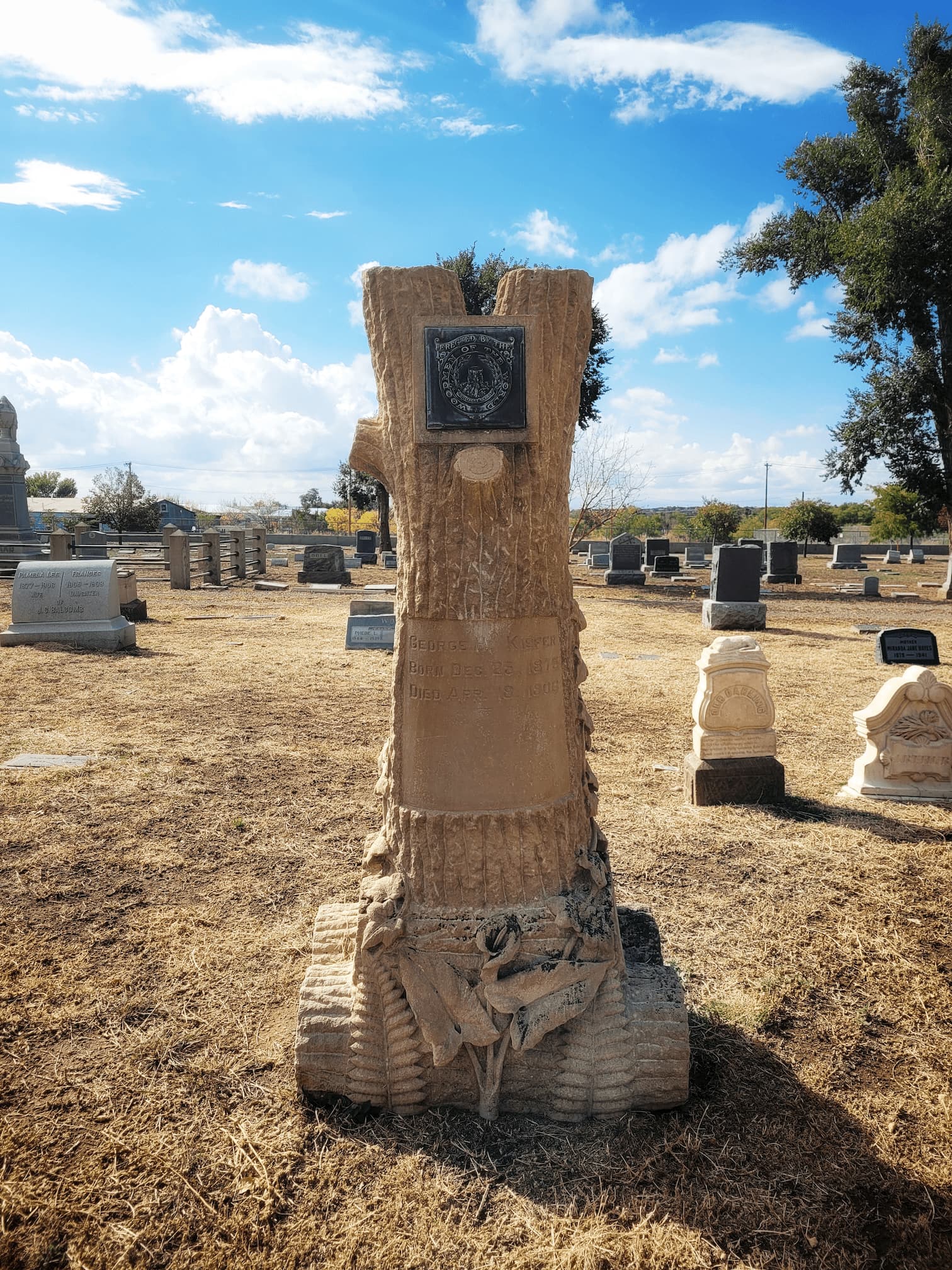 photo of fairview cemetery, santa fe