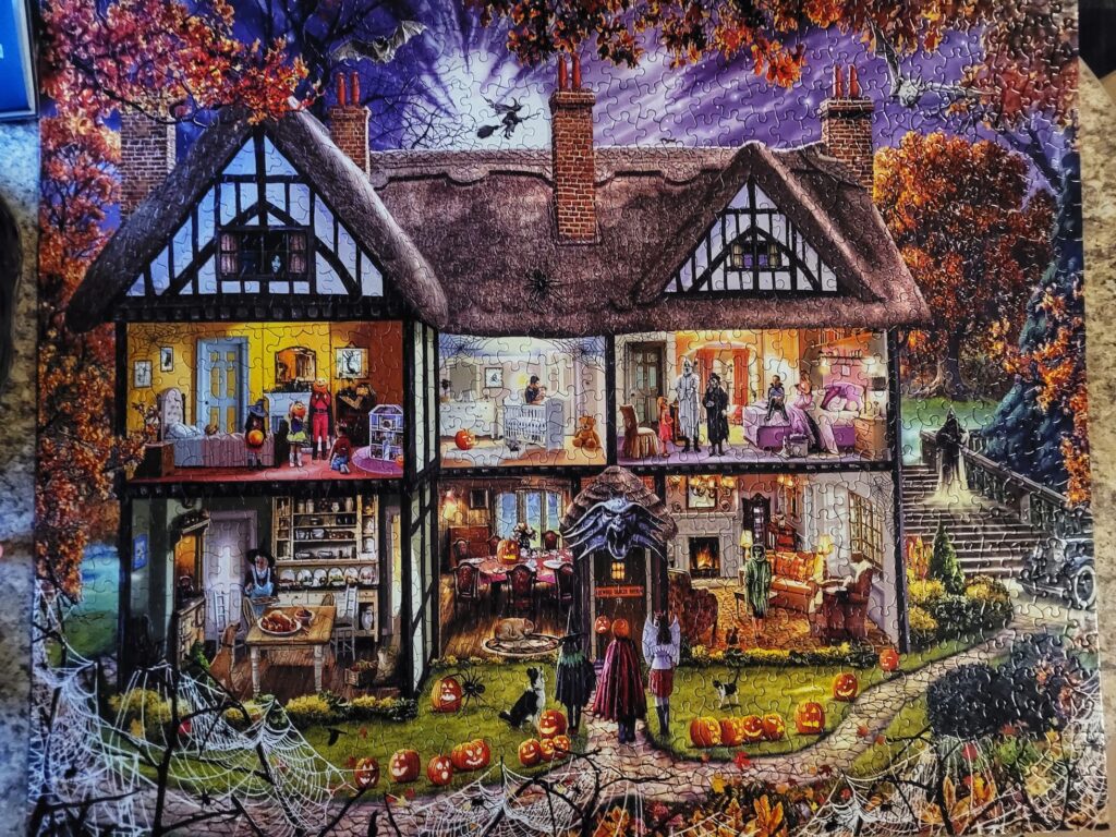 photo of halloween puzzle