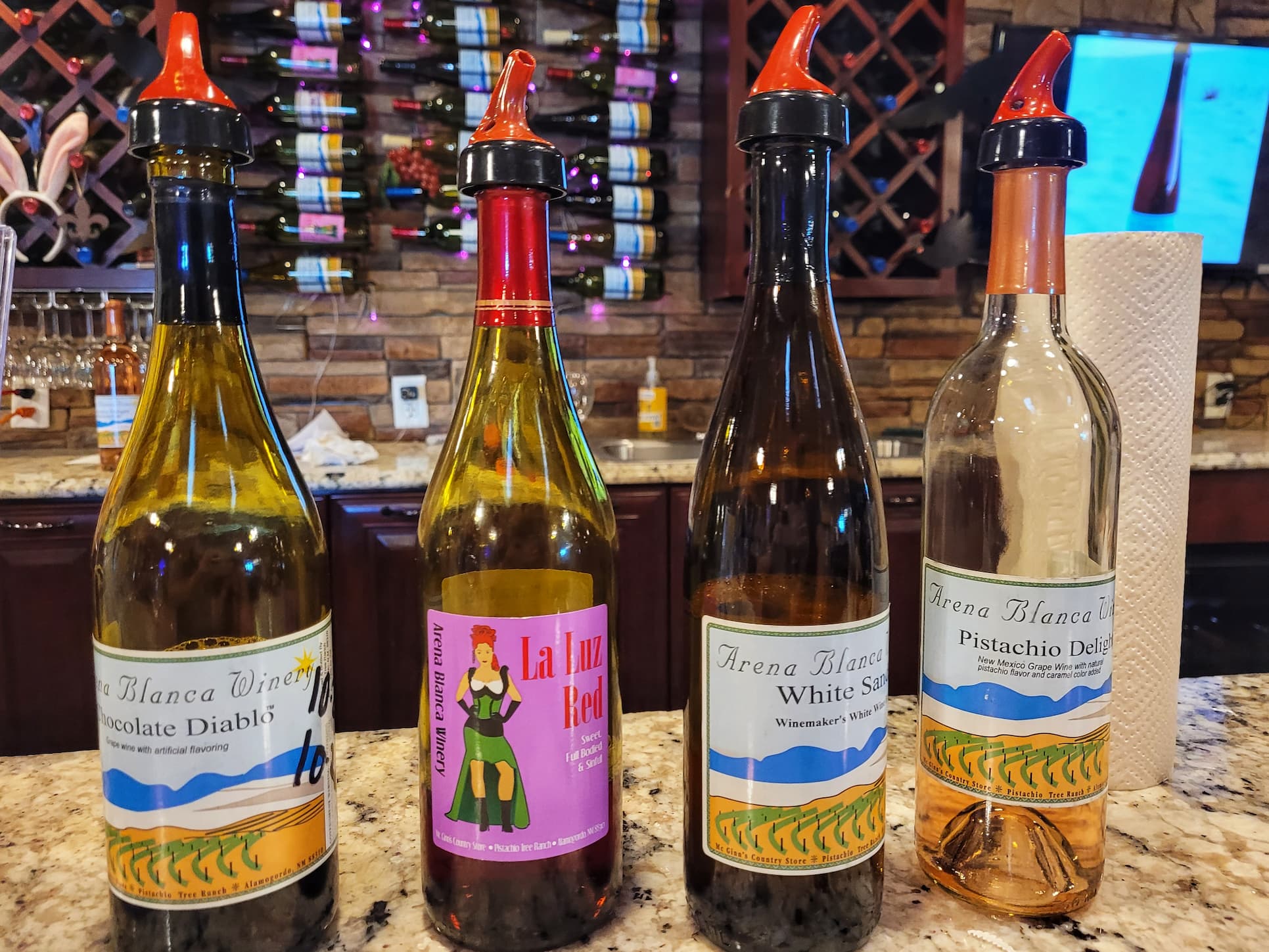 photo of pistachioland wine tasting