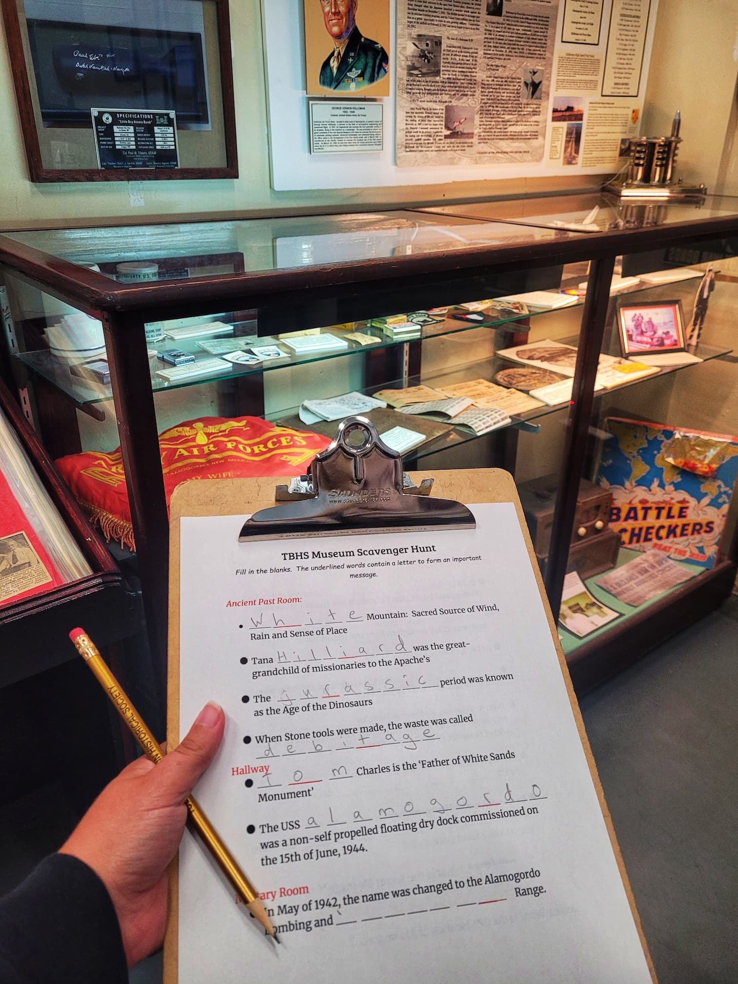 photo of museum scavenger hunt
