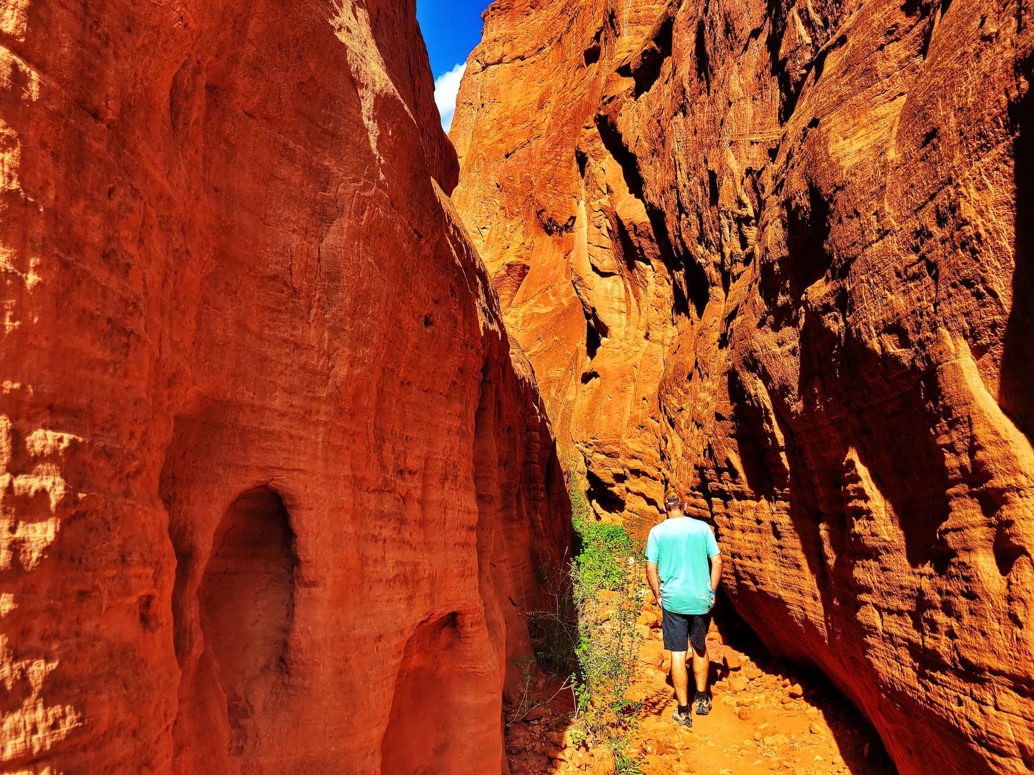 photo of walatowa slot canyon