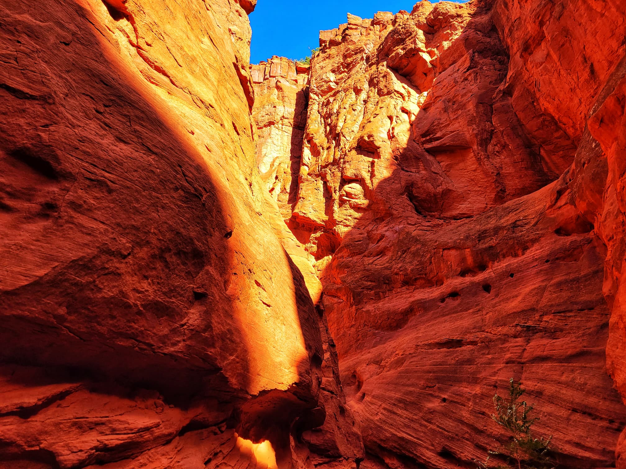 photo of walatowa slot canyon