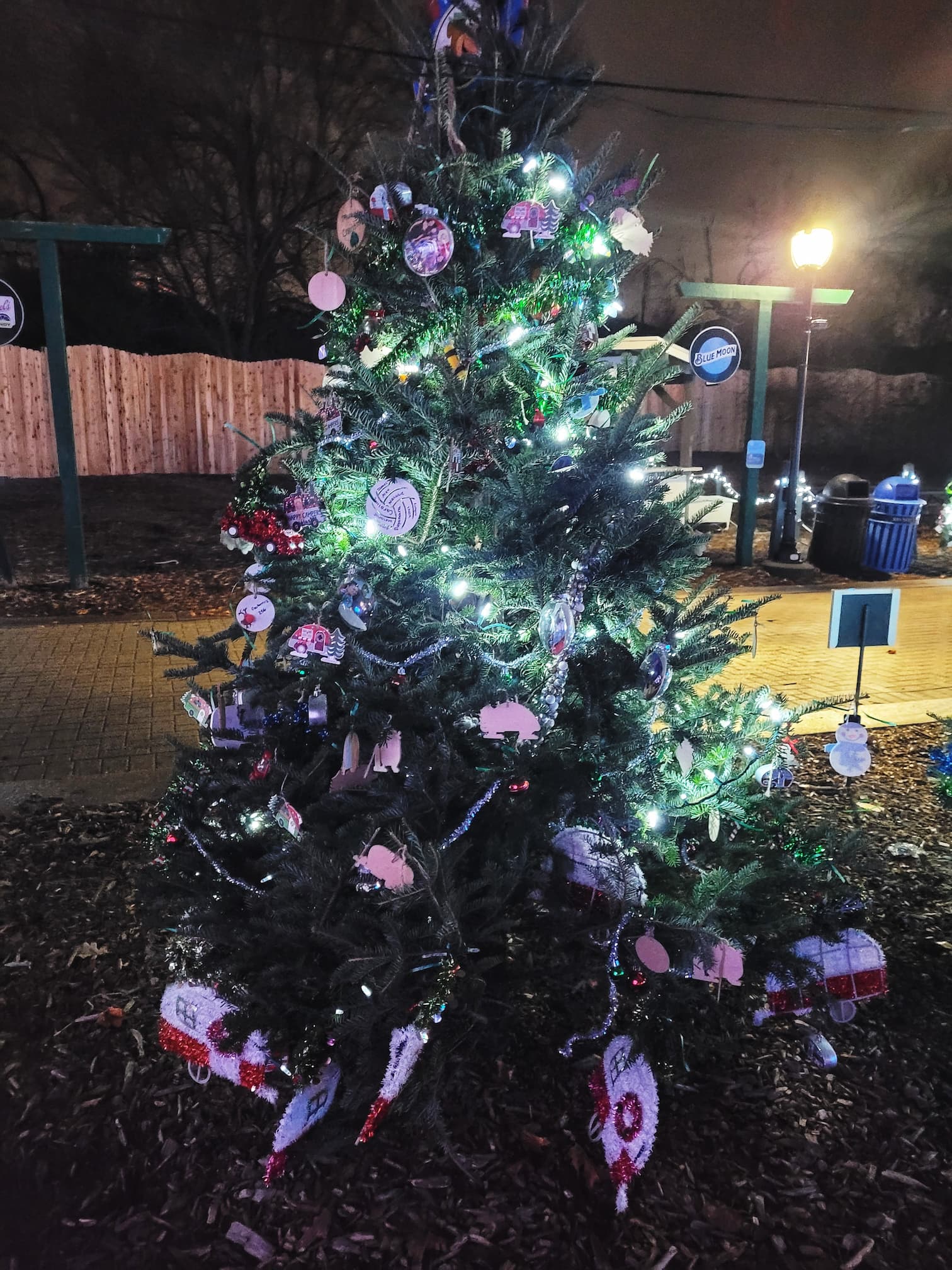 photo of brookfield zoo holiday magic christmas tree