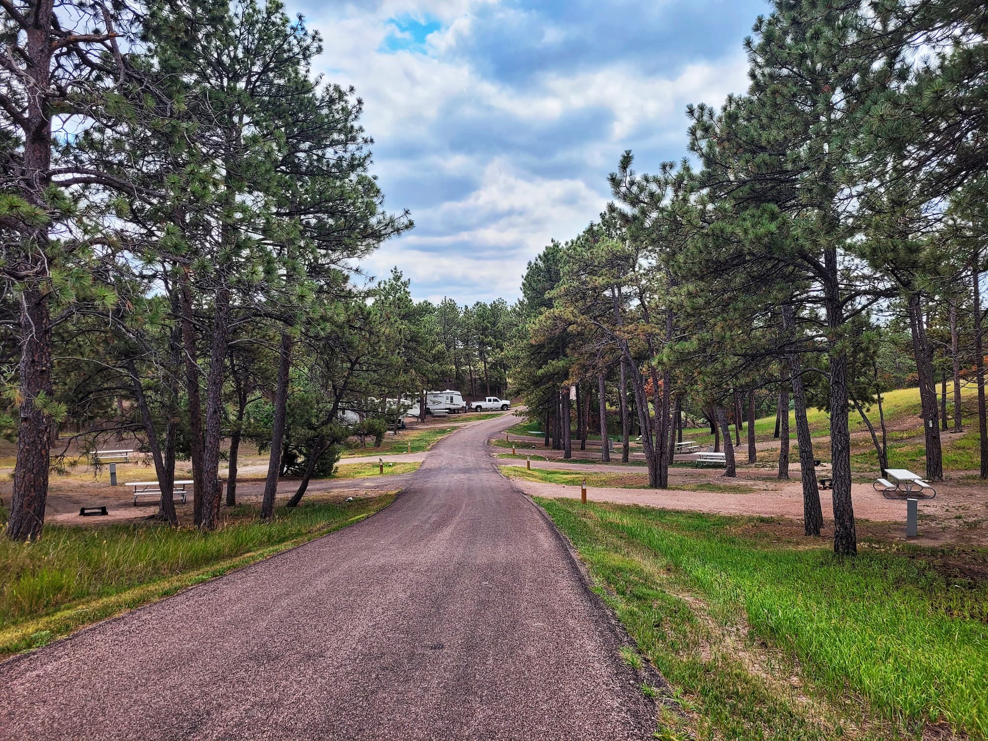 photo of angostura recreation area cheyenne campground