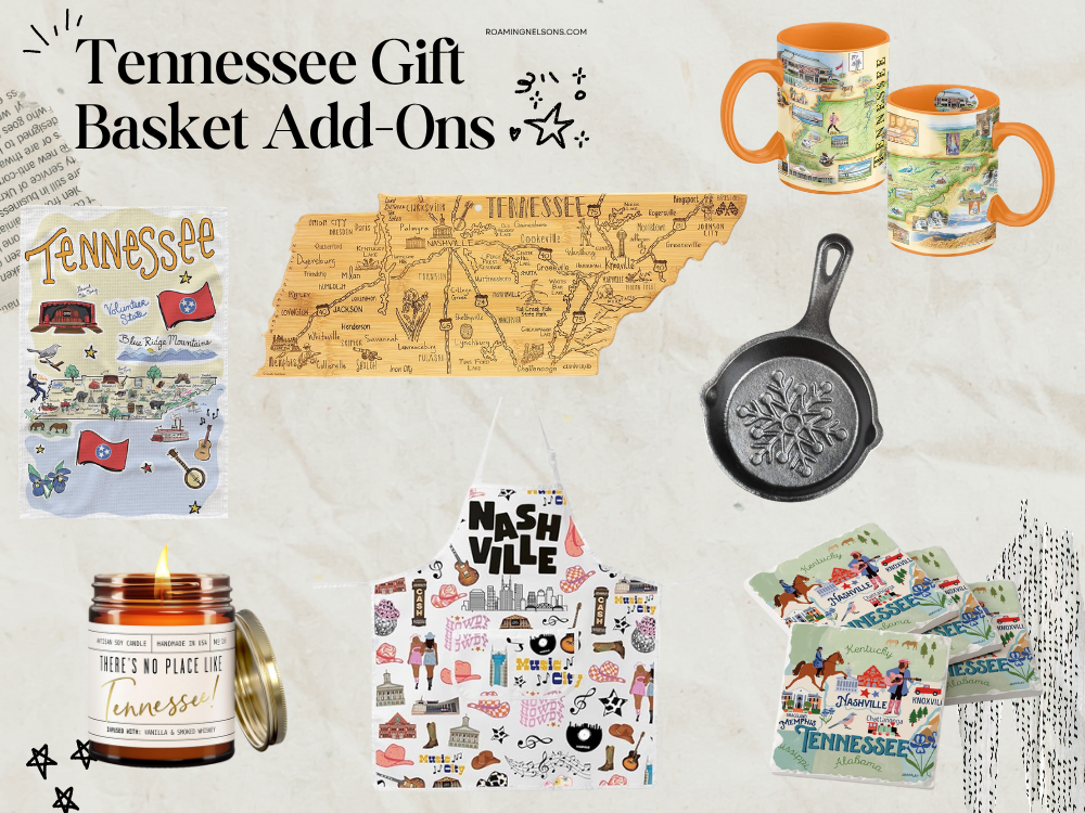 graphic of tennessee gift basket ideas