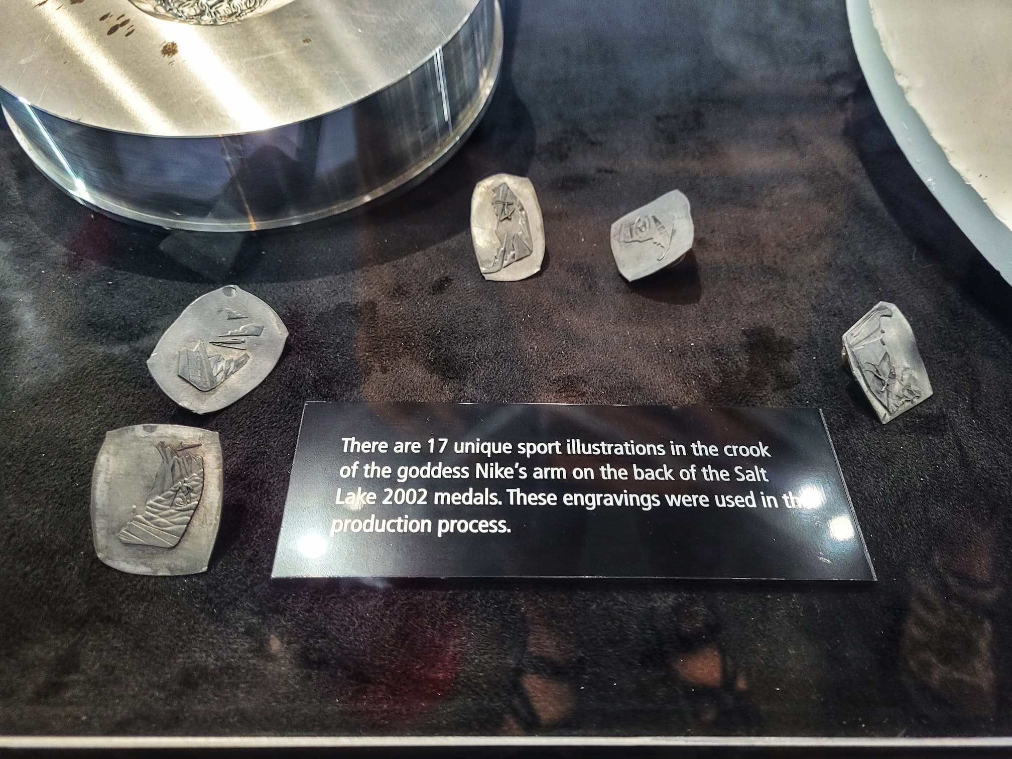 photo of winter olympic medal blanks