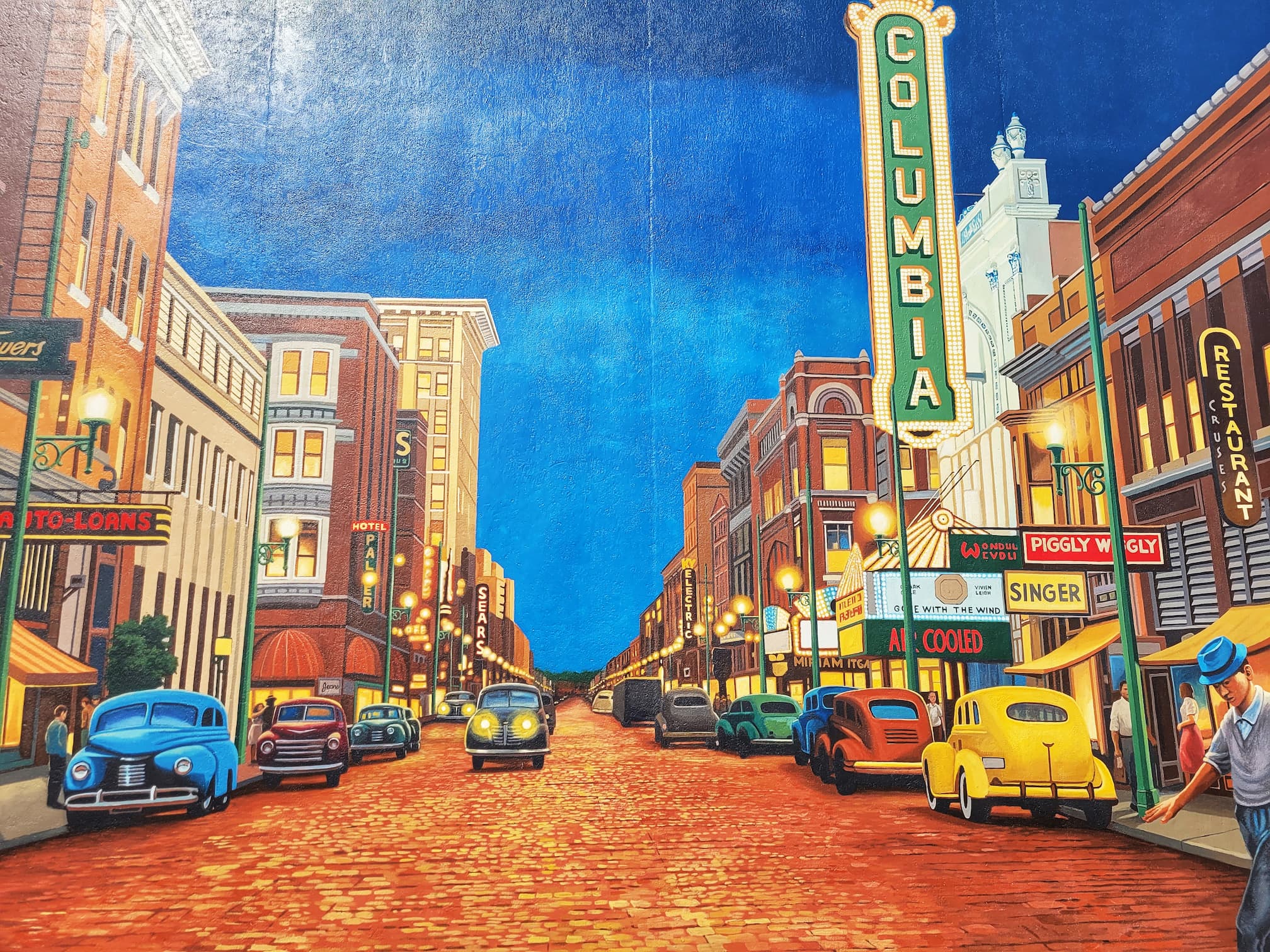 photo of paducah wall to wall murals