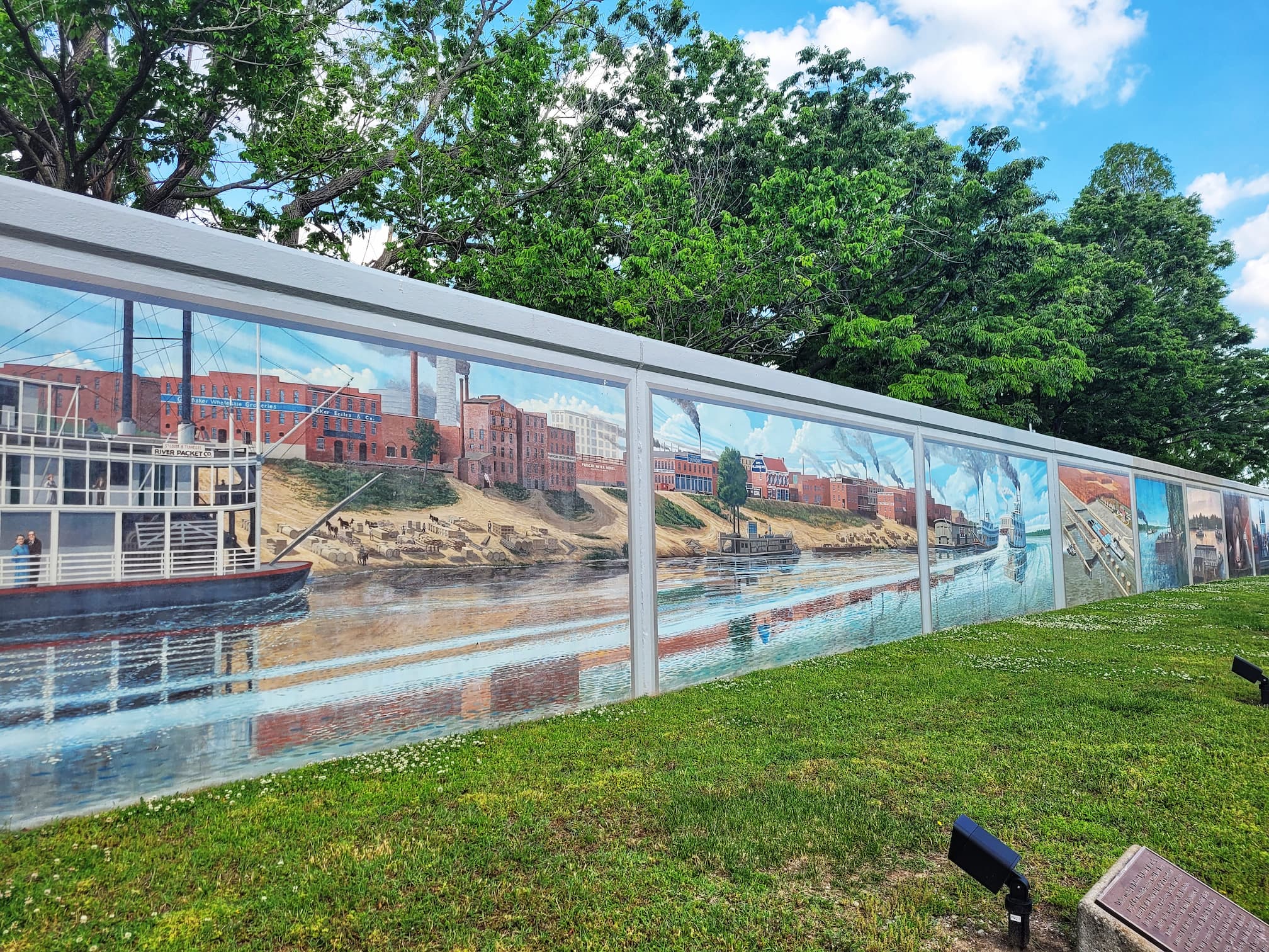 photo of paducah wall to wall murals